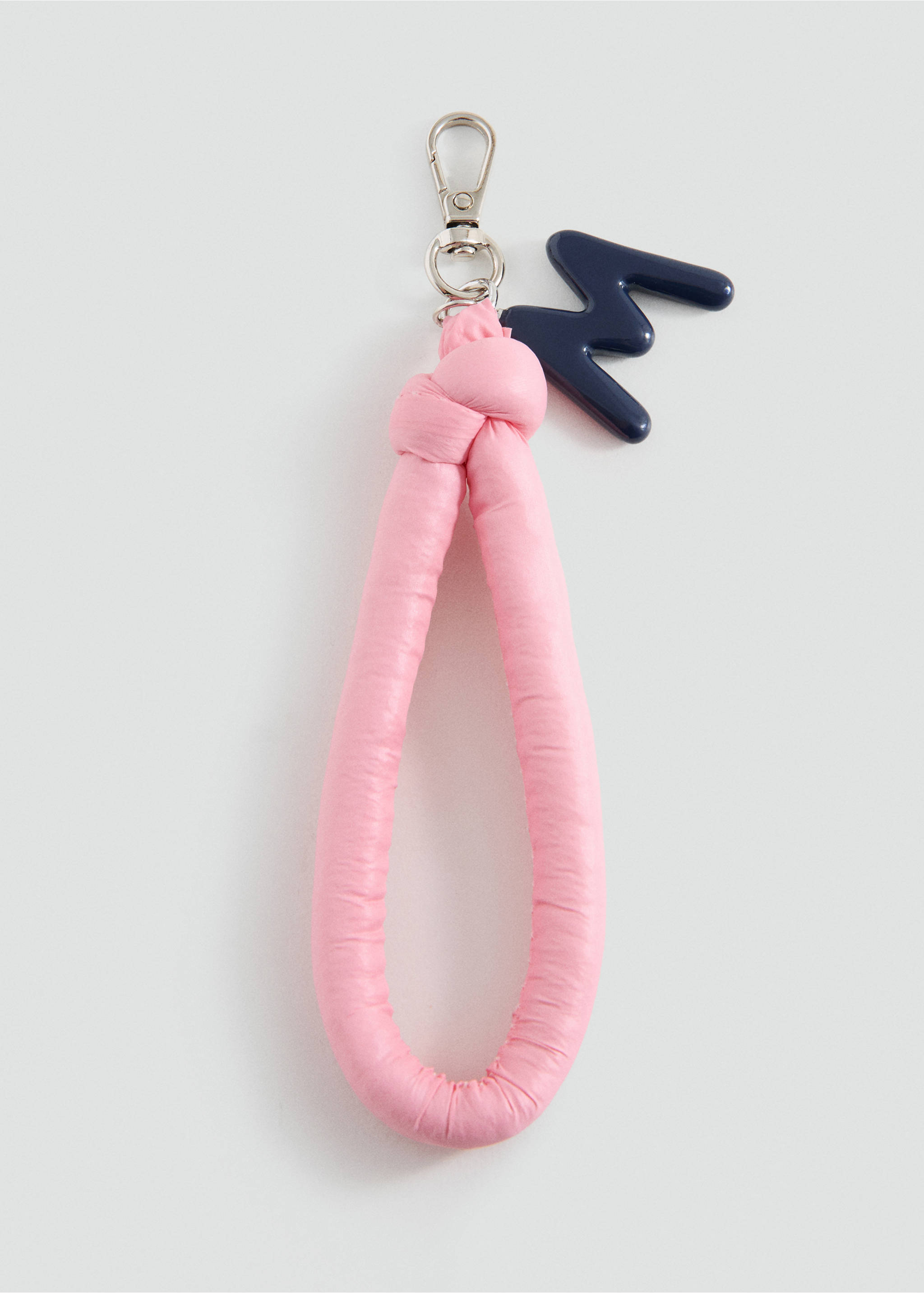 Key ring with initials - Article without model, Pastel Pink. Ref: 27035167-00.