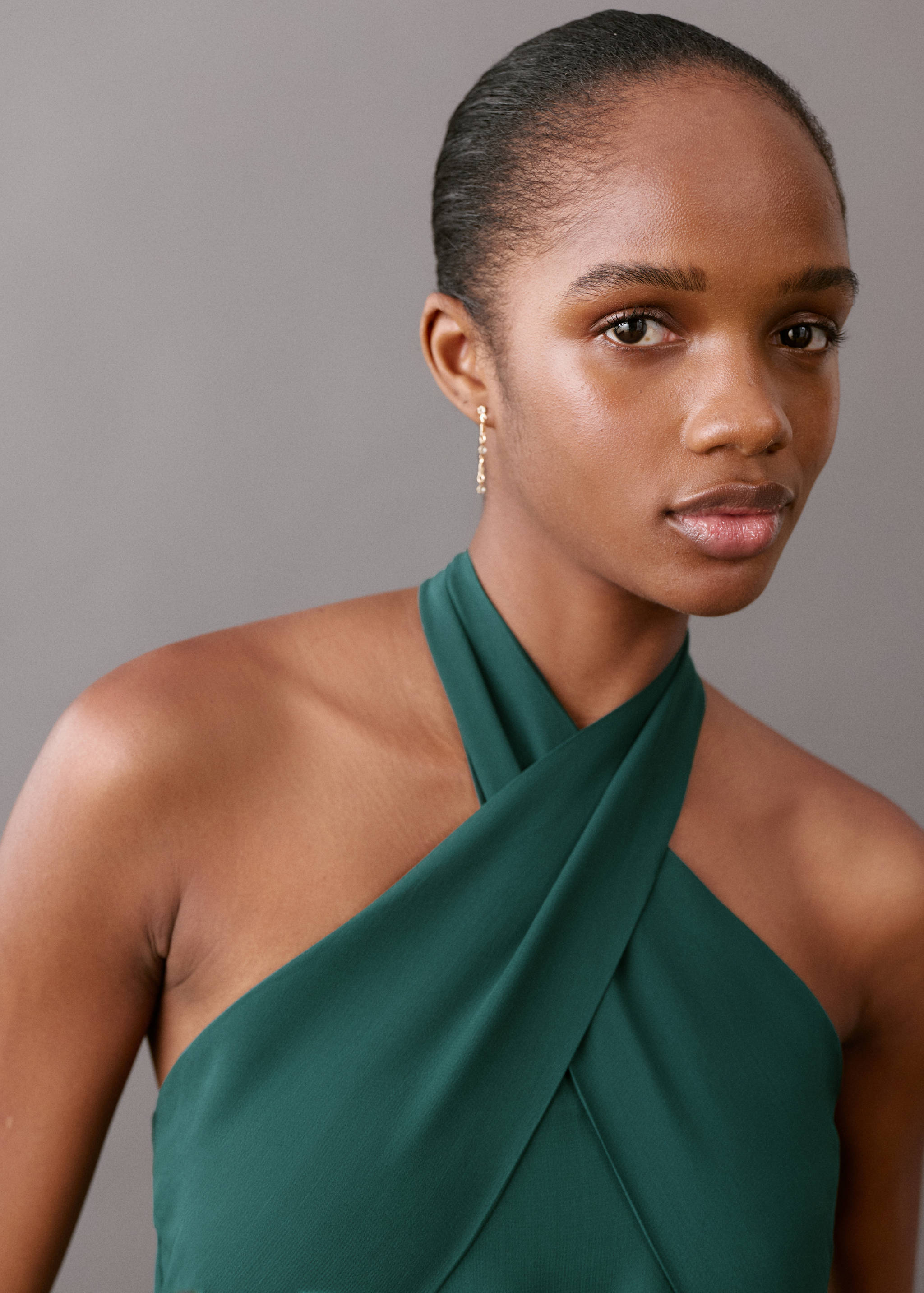 Vestido cuello halter - Detalle del artículo 1