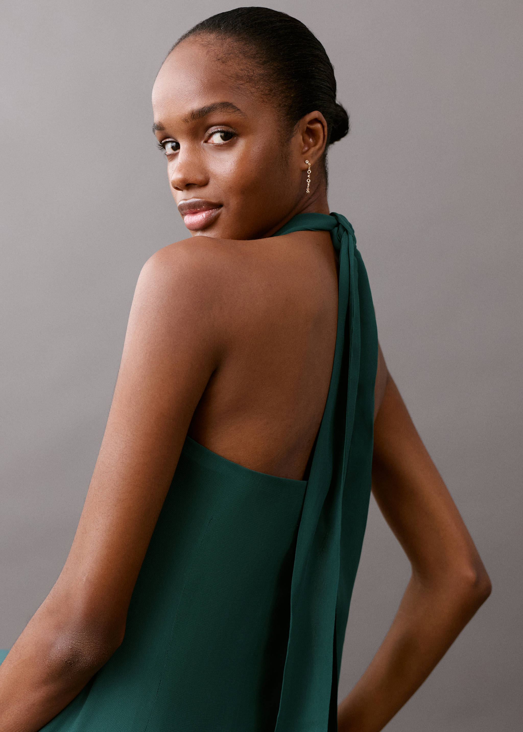 Vestido cuello halter - Detalle del artículo 2