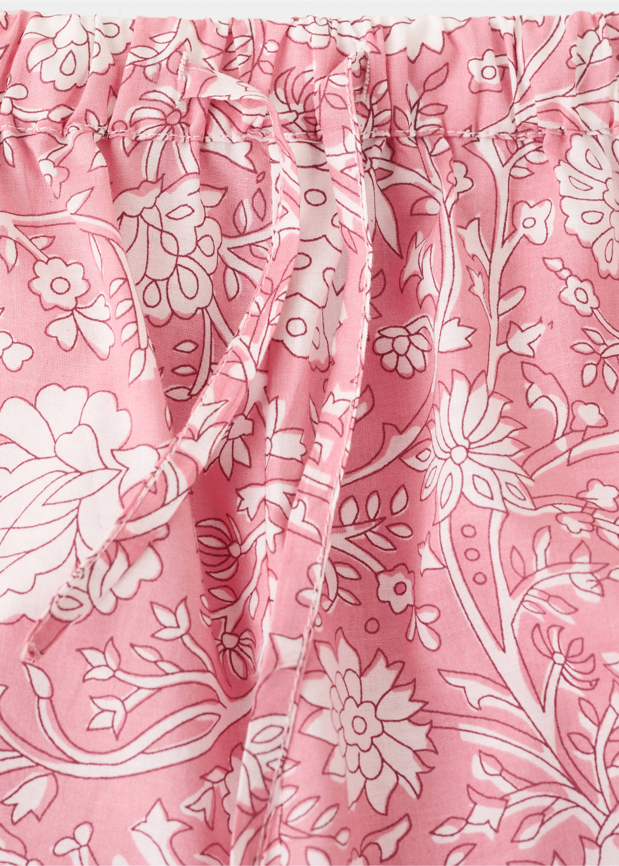 Pijama curt estampat floral - Detall de l'article 0, Rosa. Ref: 27035811-00.