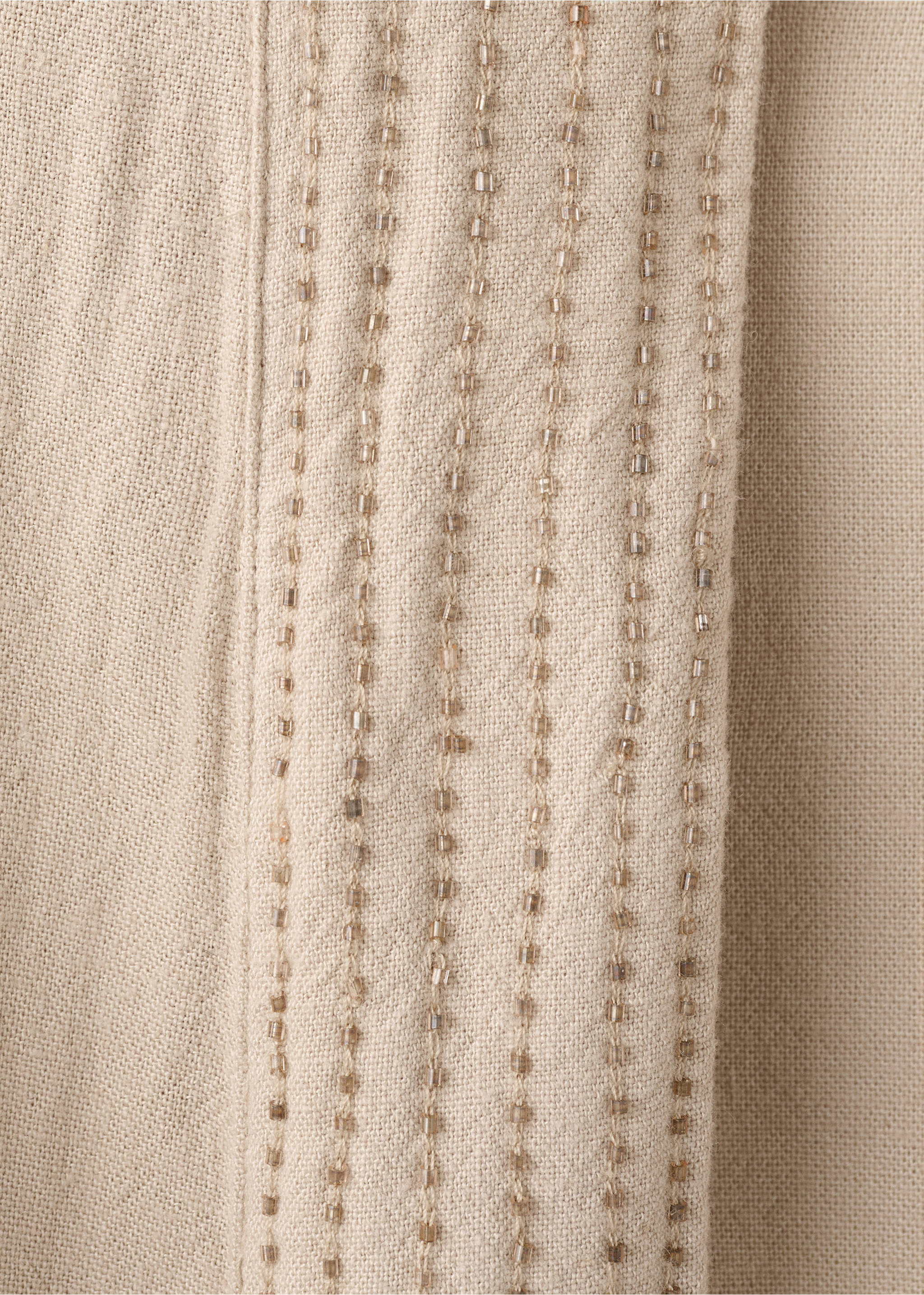 Veste style kimono brillante - Détail de l'article 8, Sable. Ref: 27035812-00.