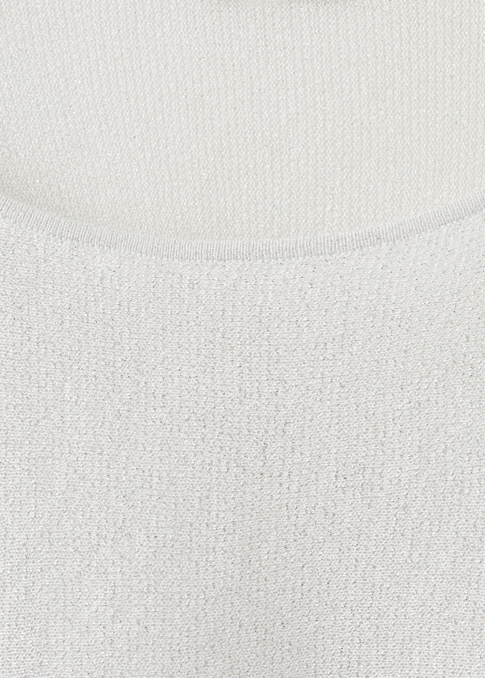 Asymmetrisches Strick-Cape aus Lurex - Detail des Artikels 8