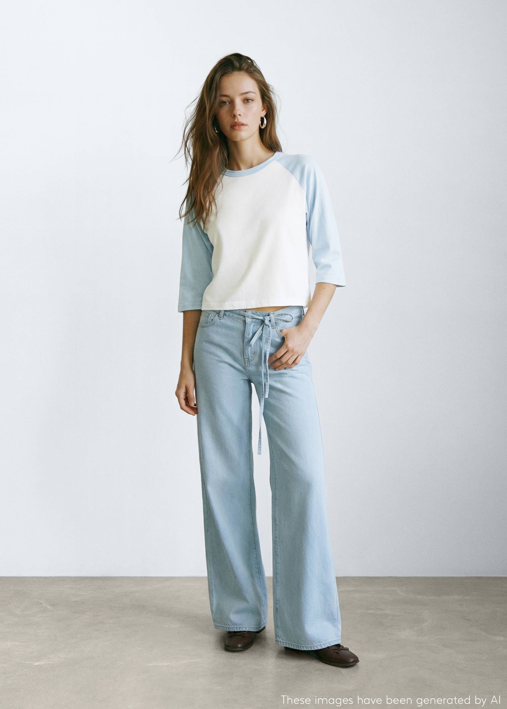 Μπλουζάκι δίχρωμο - Γενικό πλάνο