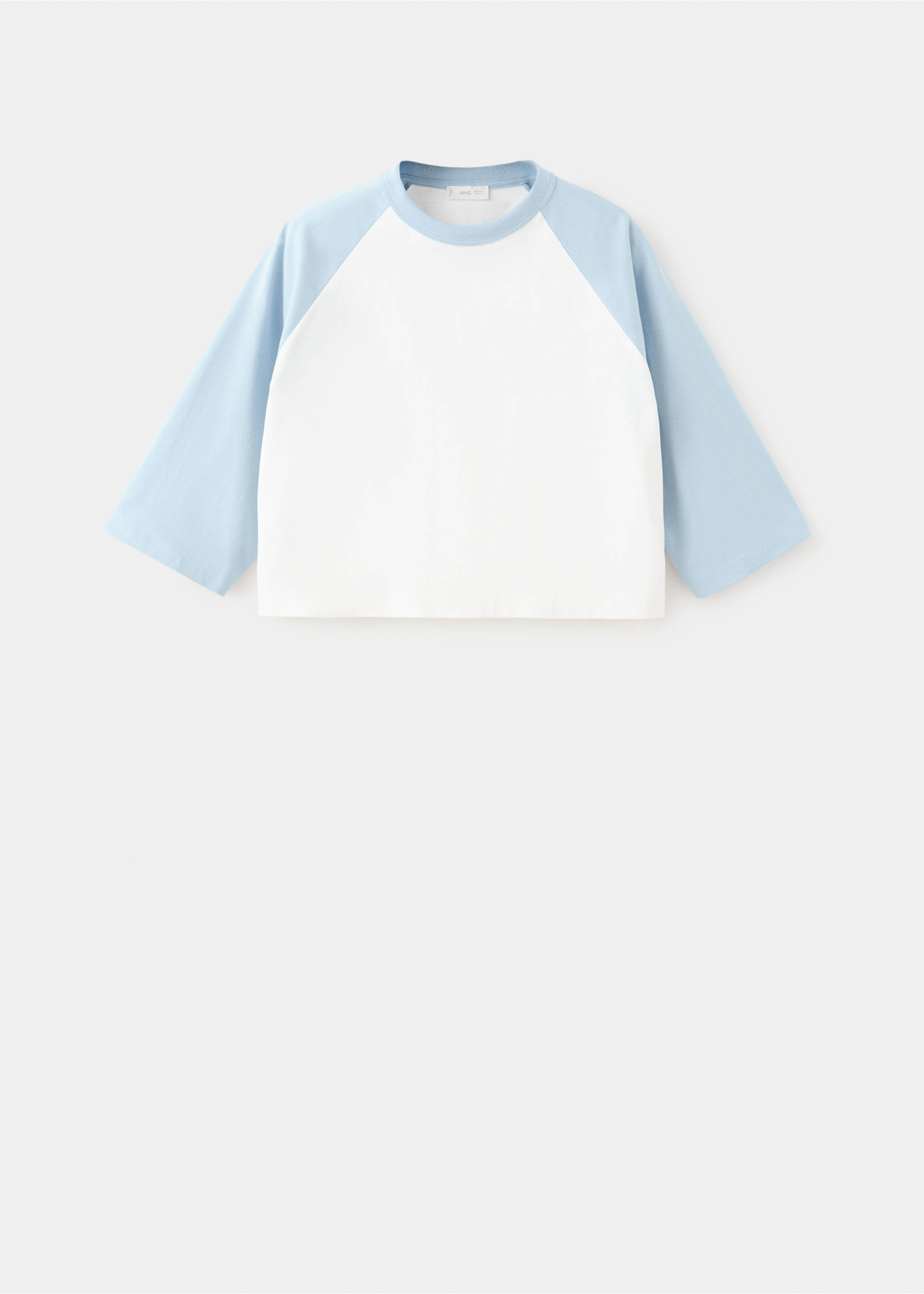 Bicolour T-shirt - Article without model, Off White. Ref: 27035818-00.