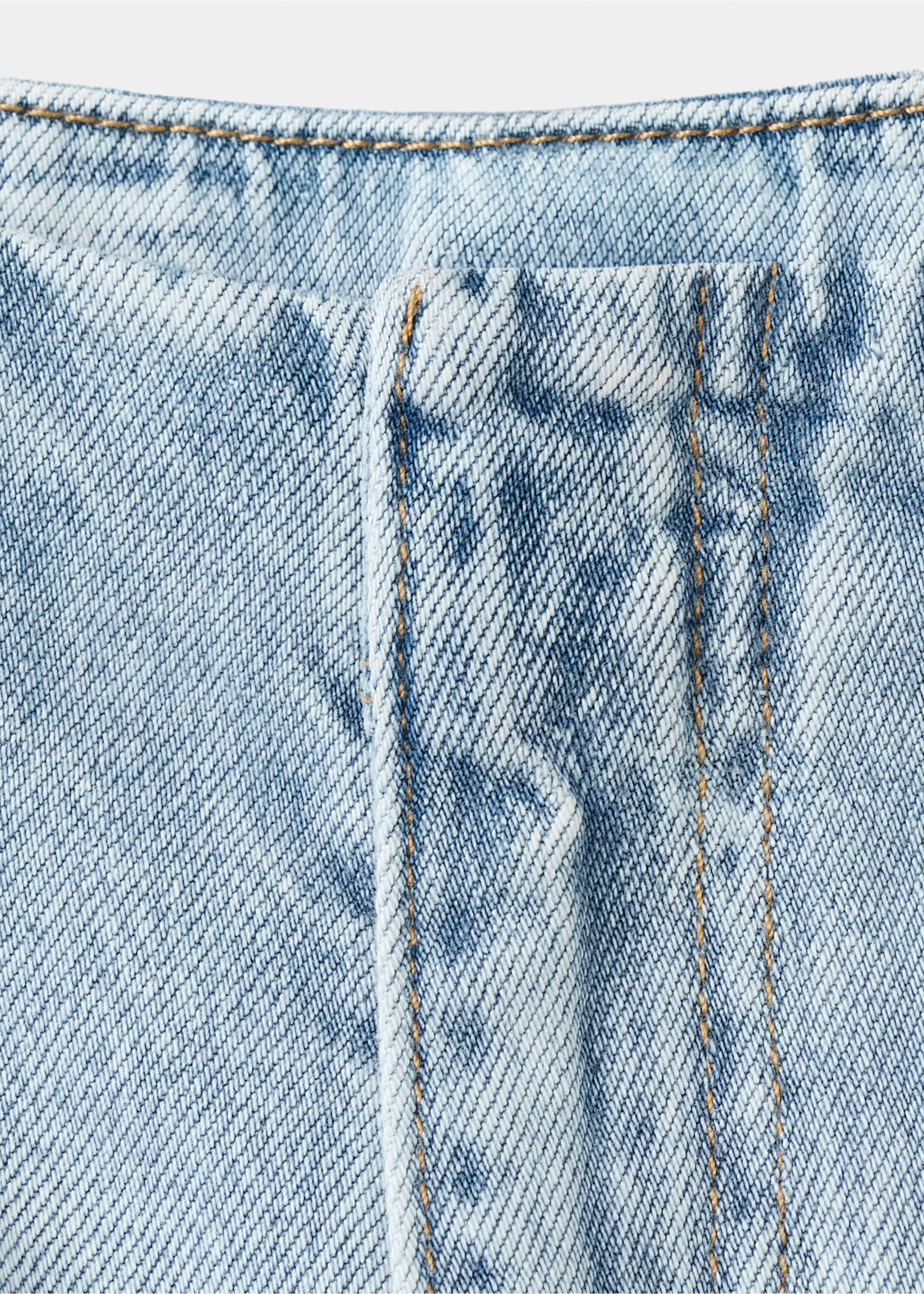 Balloon seam jeans - Details of the article 0, Medium Blue. Ref: 27035819-00.