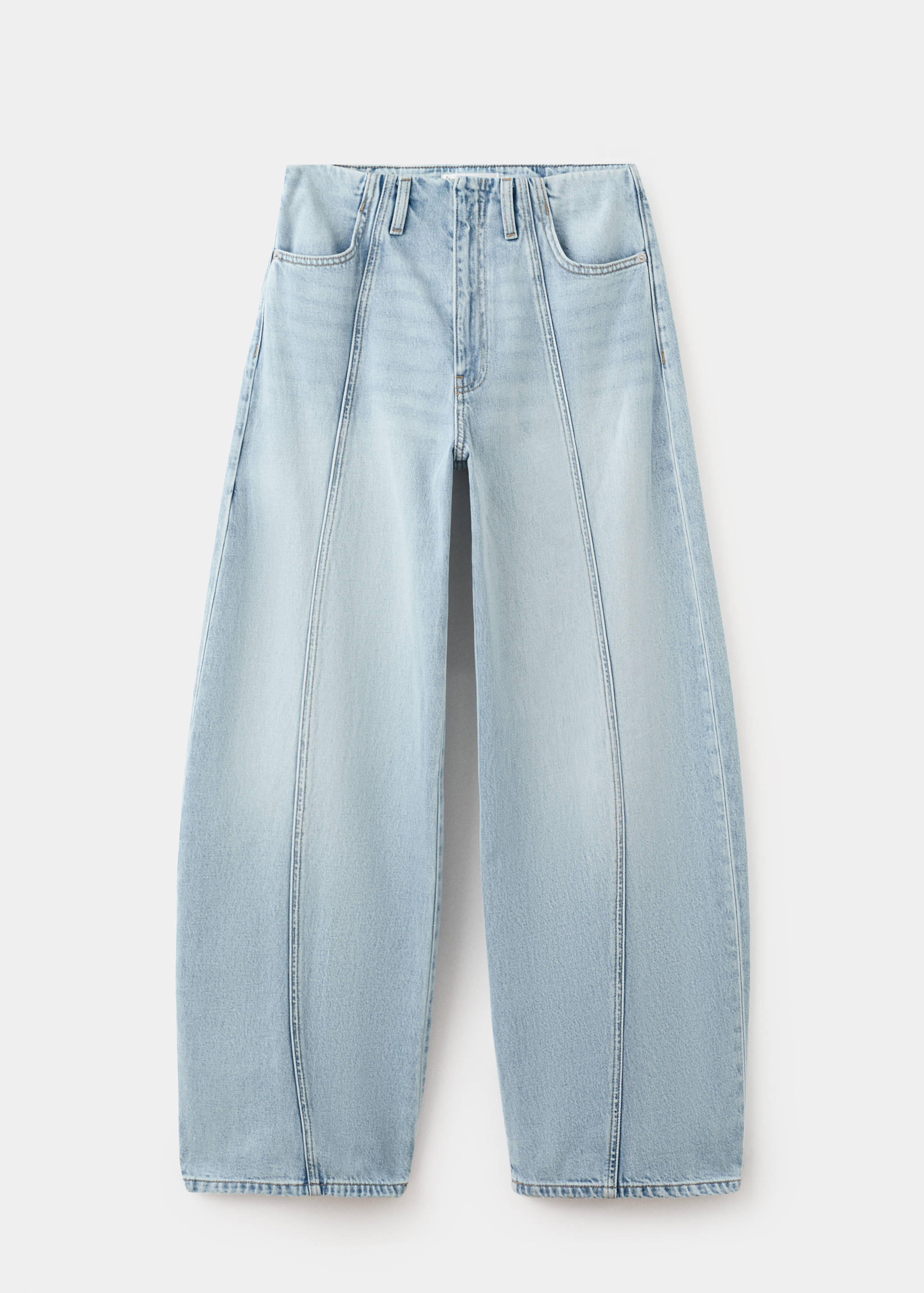 Balloon jeans with seams - Article without model