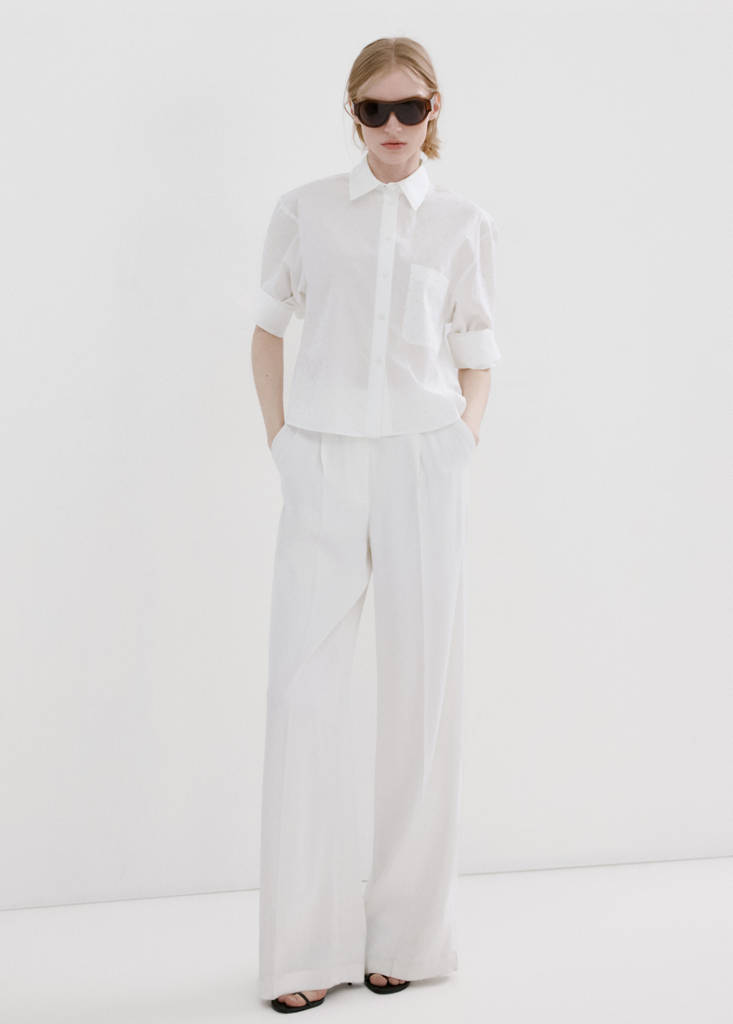 Pearl pocket shirt — Off White