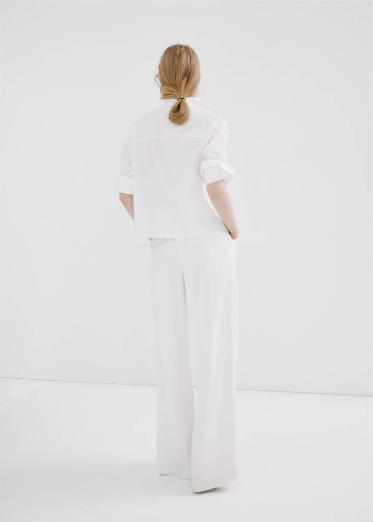 Pearl pocket shirt — Off White