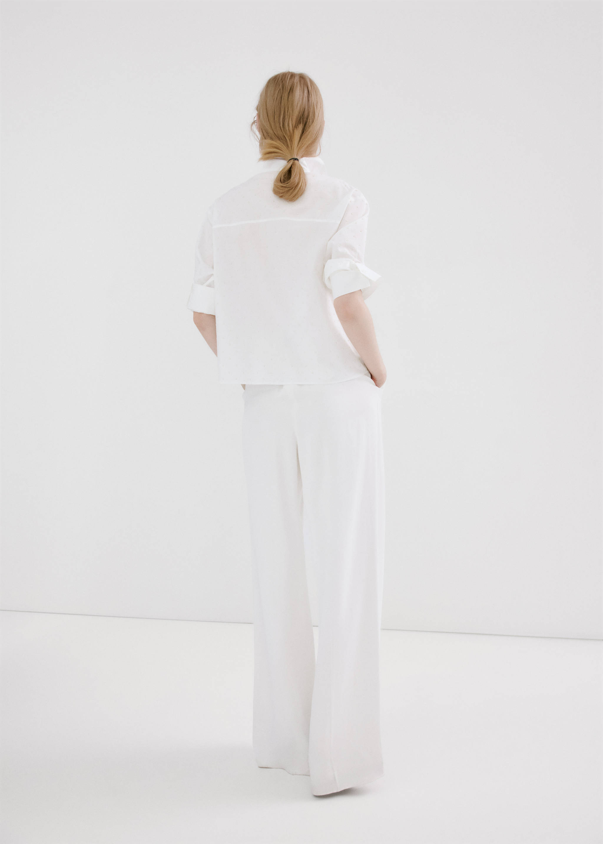 Pearl pocket shirt - Reverse of the article