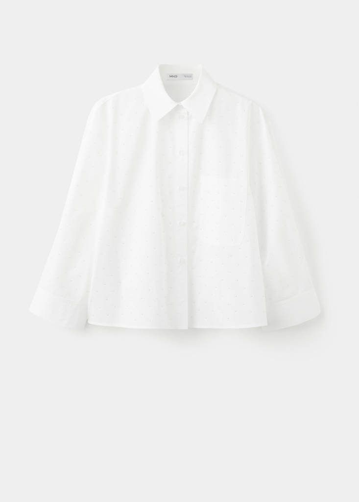 Pearl pocket shirt — Off White