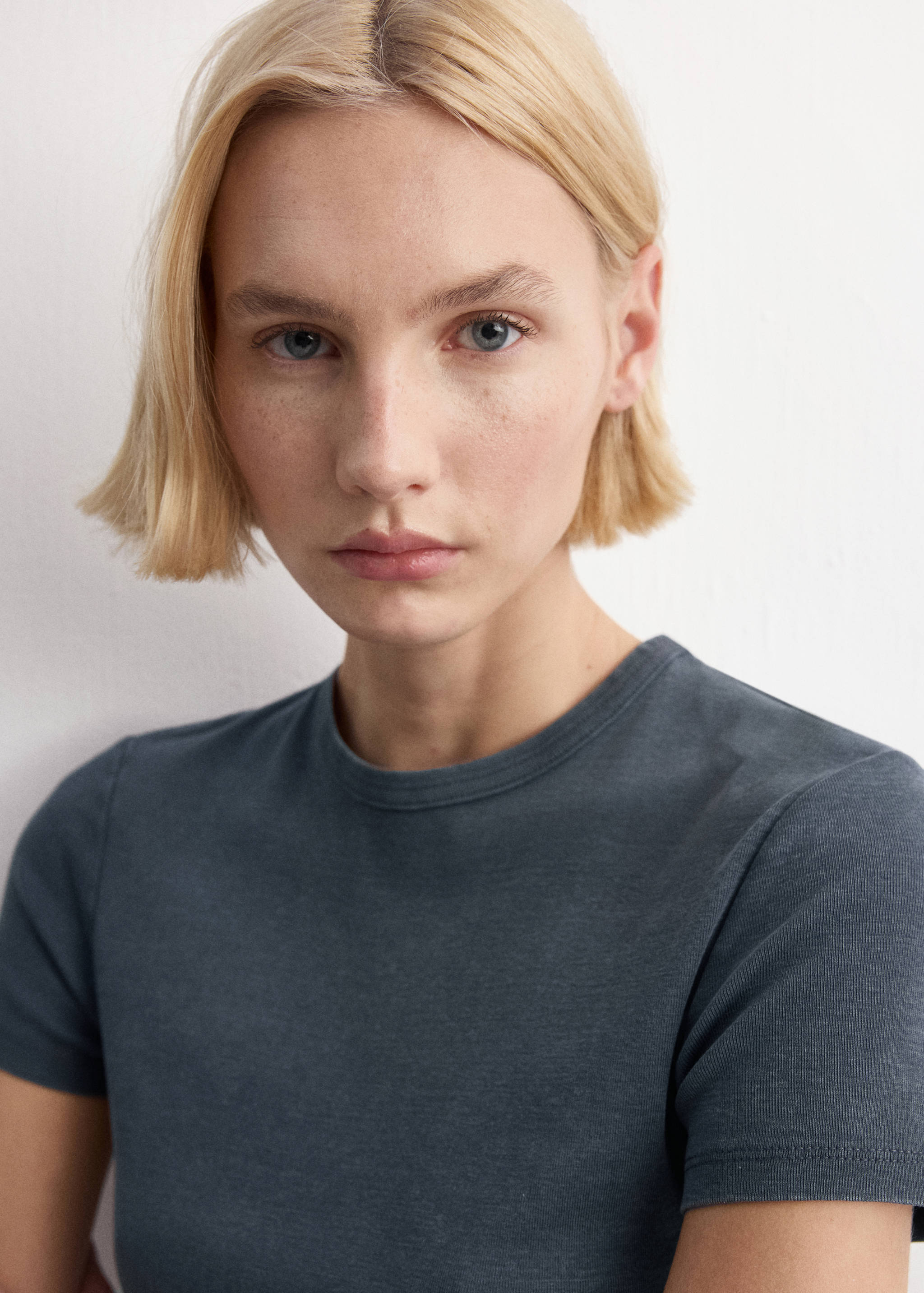 Camiseta algodón efecto lavado - Detalle del artículo 1