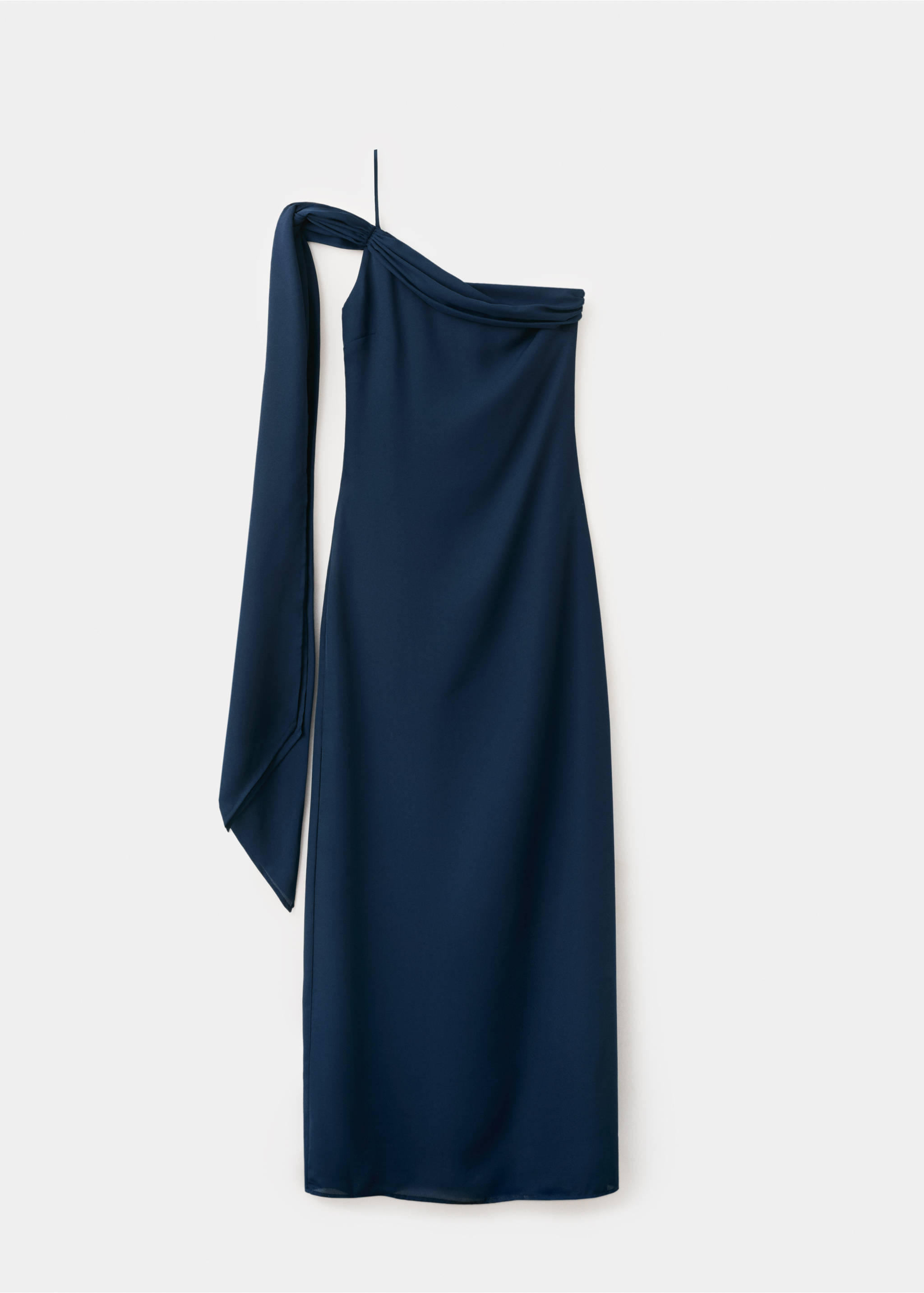 Vestit asimètric - Article sense model, Blau marí fosc. Ref: 27035825-00.