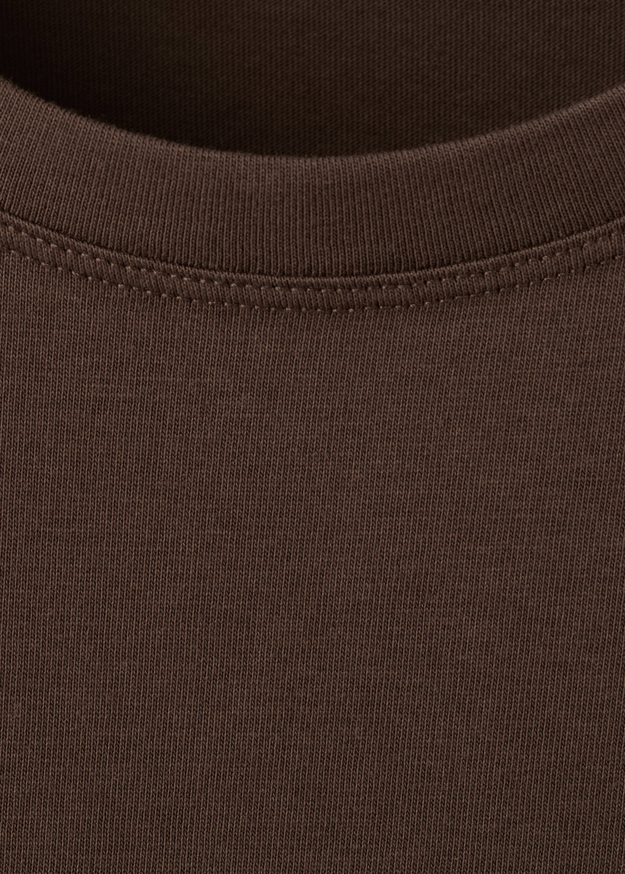 Embroidered cotton T-shirt - Details of the article 0