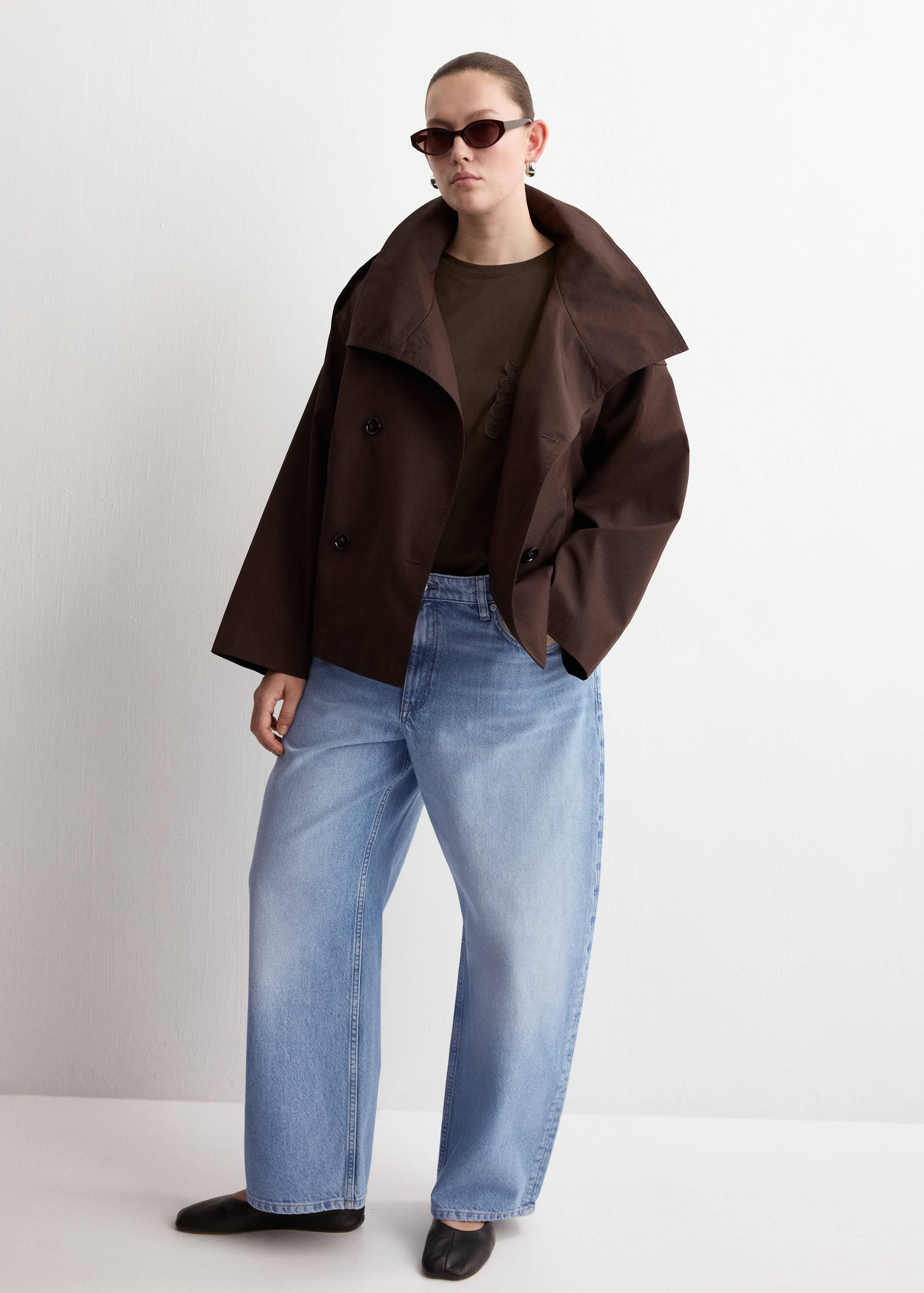 Embroidered cotton T-shirt - Details of the article 3