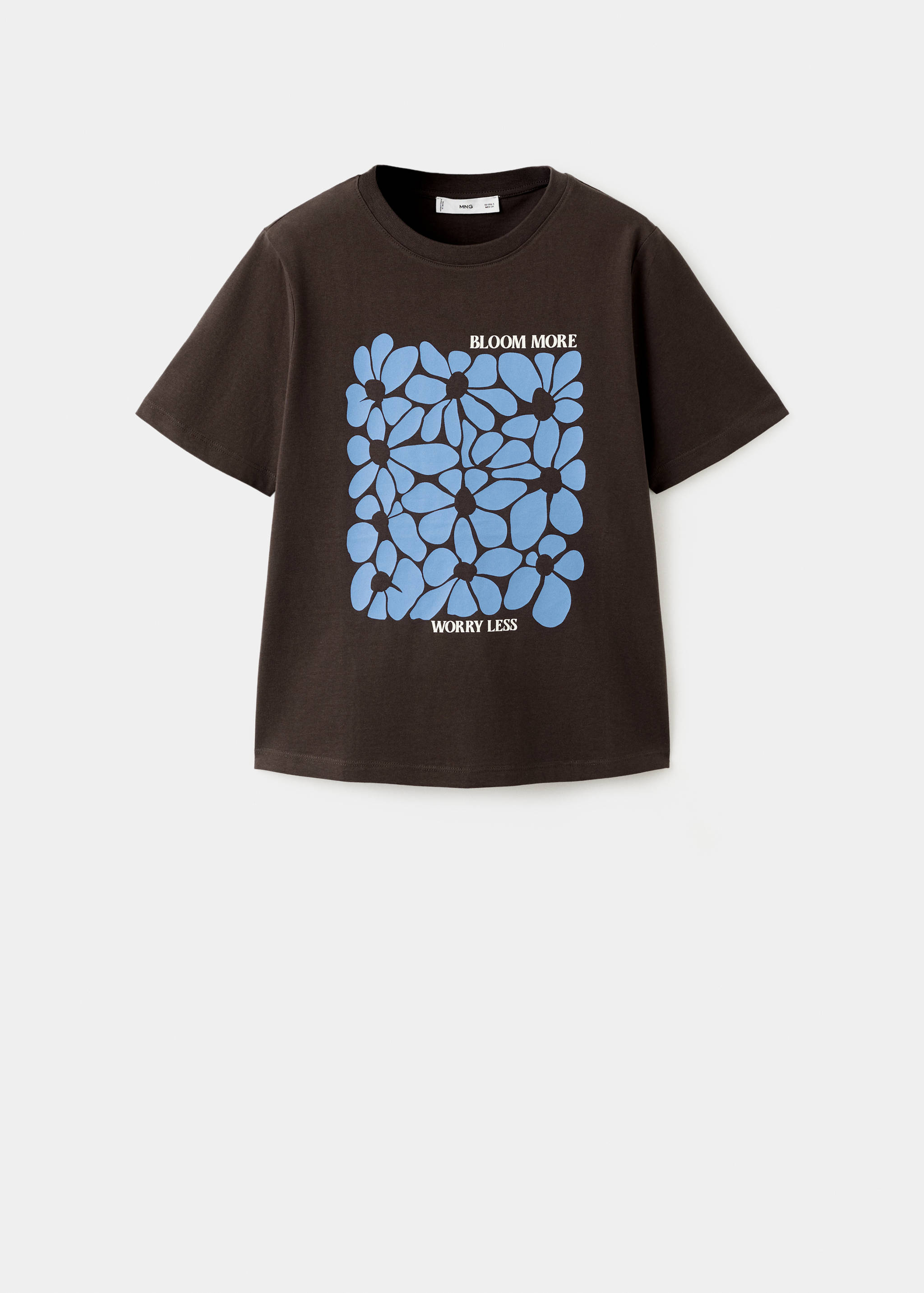 Printed cotton-blend t-shirt - Article without model