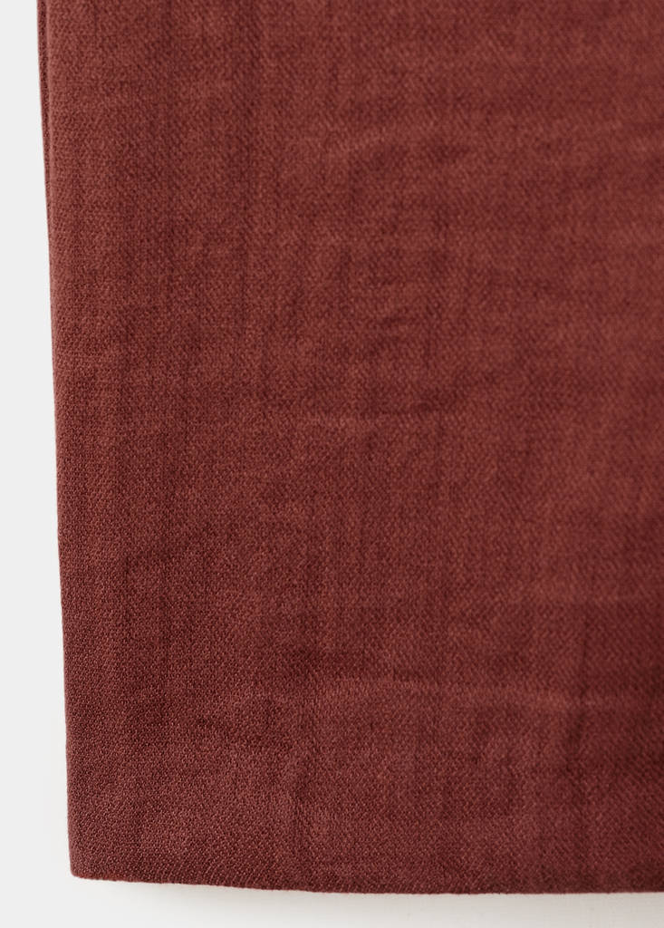 High-waist palazzo trousers — Red