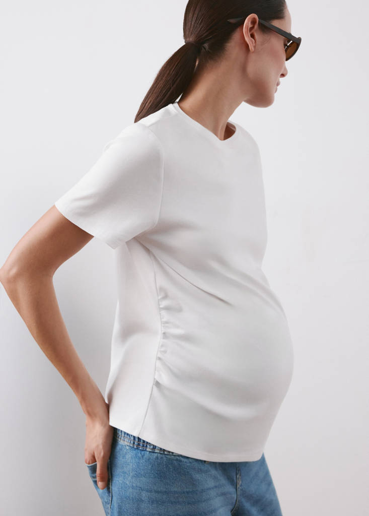 Cotton maternity t-shirt