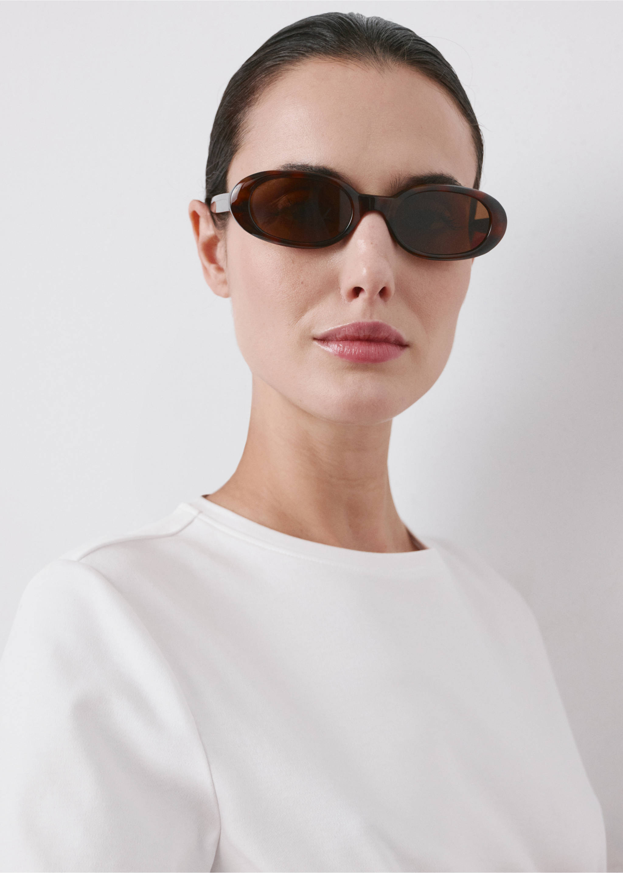 Cotton maternity t-shirt - Details of the article 1, White. Ref: 27035834-00.