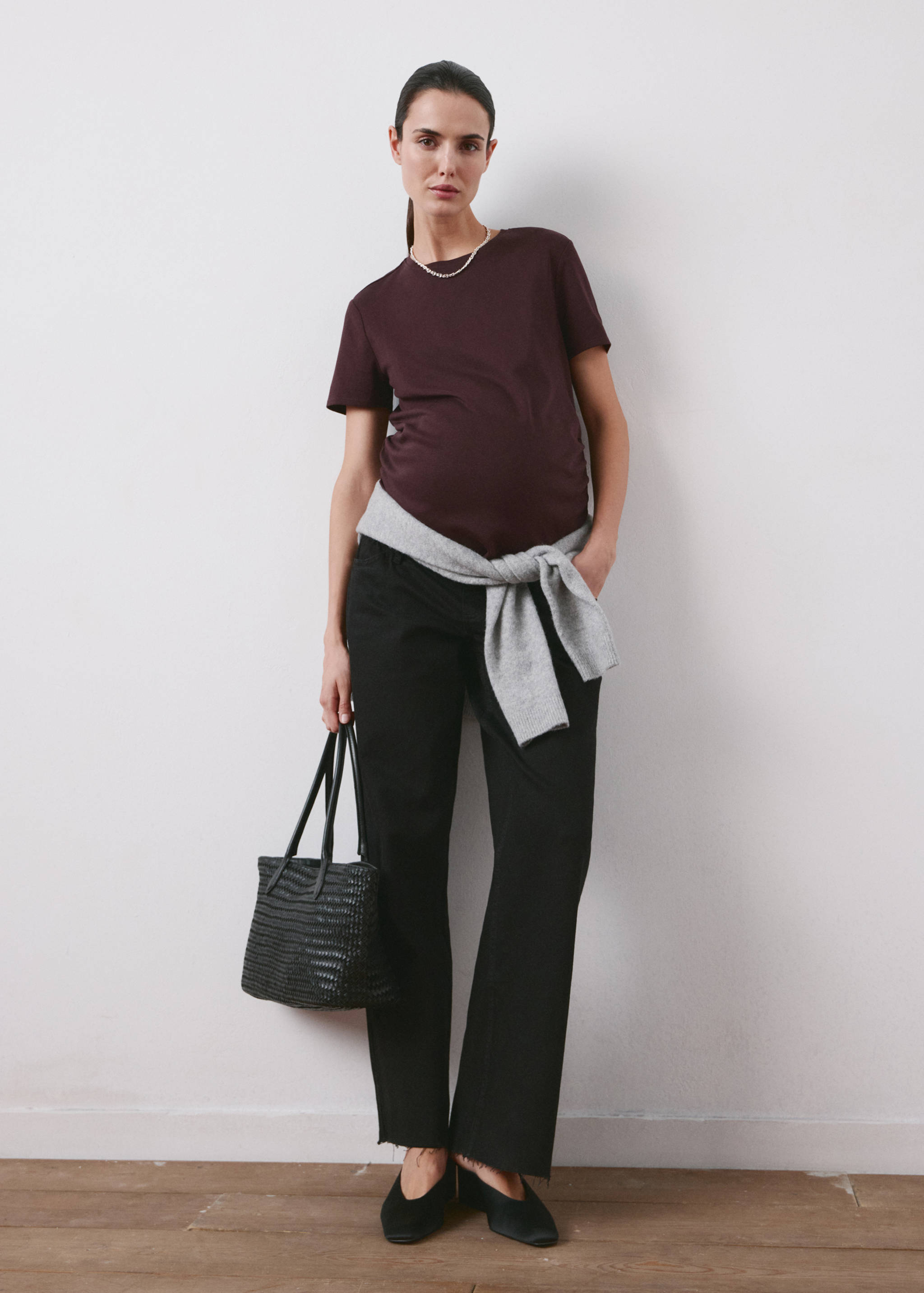 T-shirt coton grossesse - Plan général