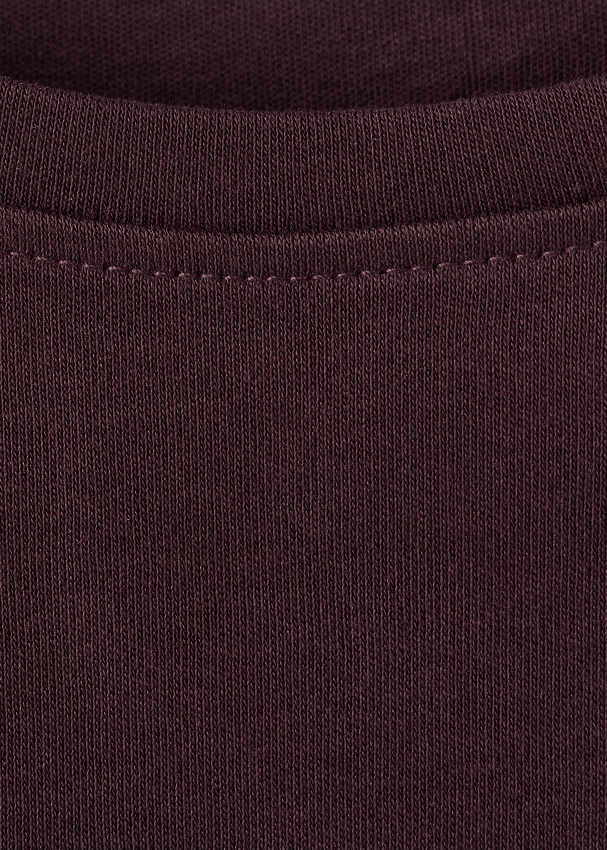 Cotton maternity t-shirt - Details of the article 8, Burgundy. Ref: 27035834-00.