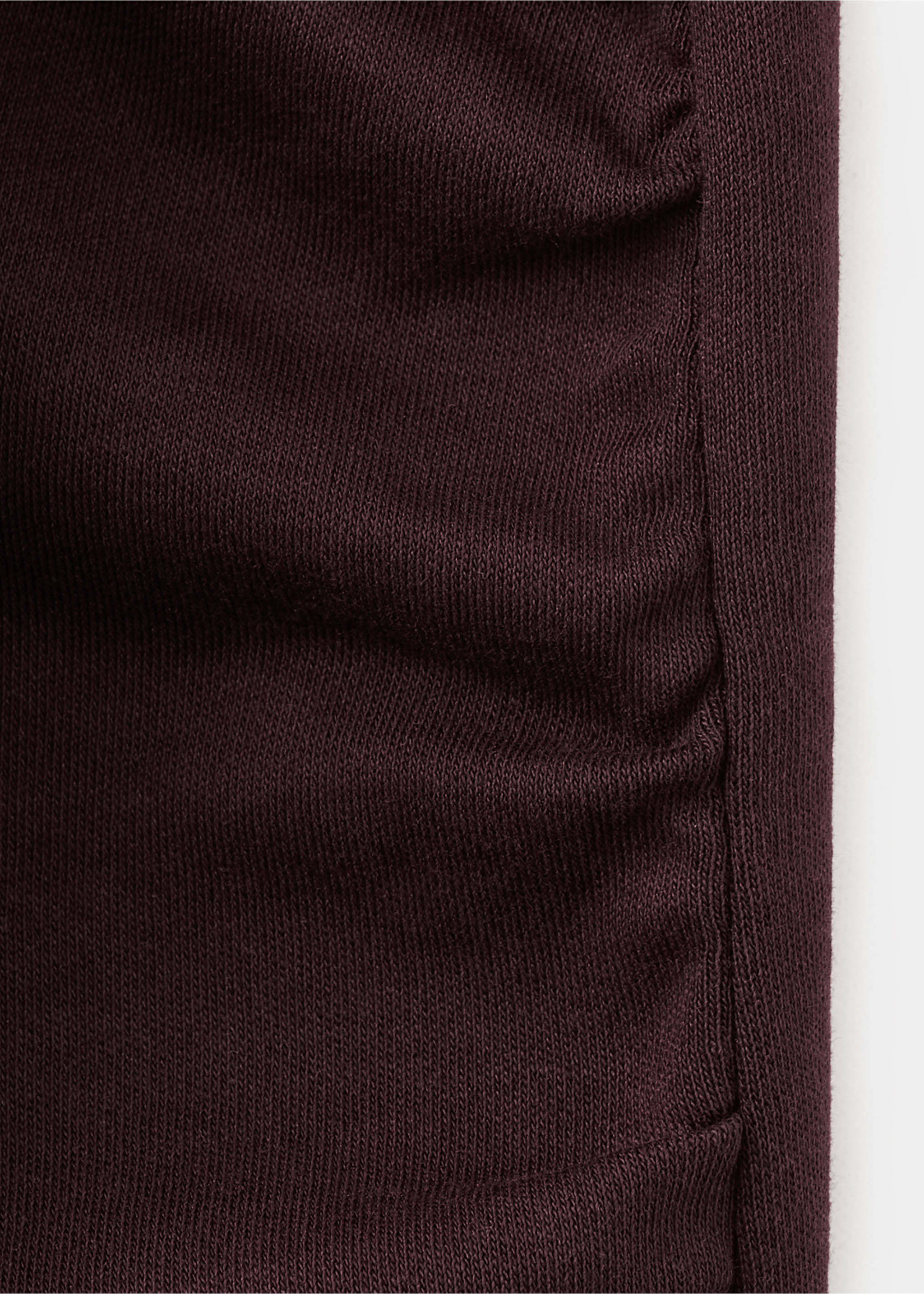 Cotton maternity t-shirt - Details of the article 0, Burgundy. Ref: 27035834-00.