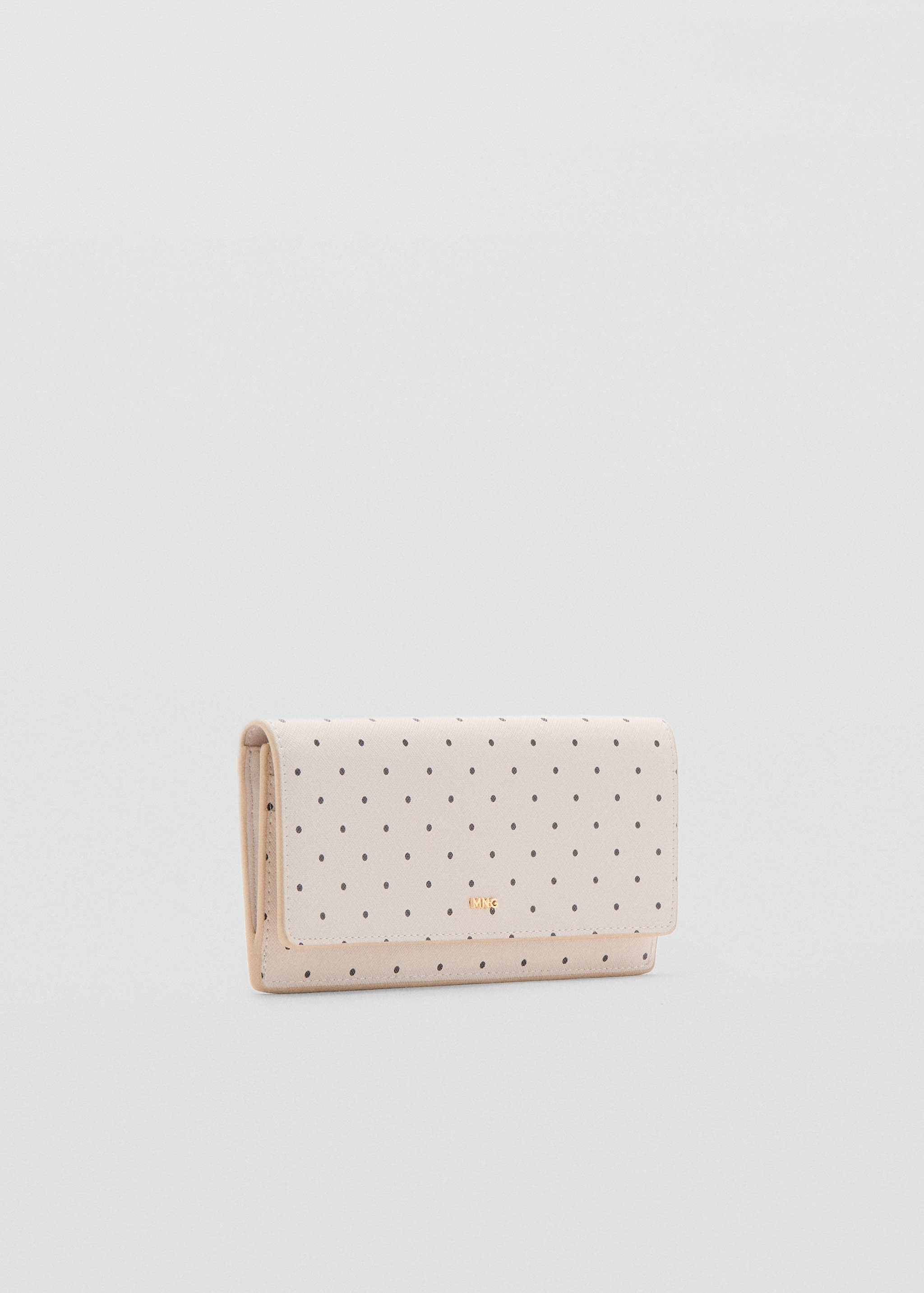 Polka dot flap wallet - Medium plane