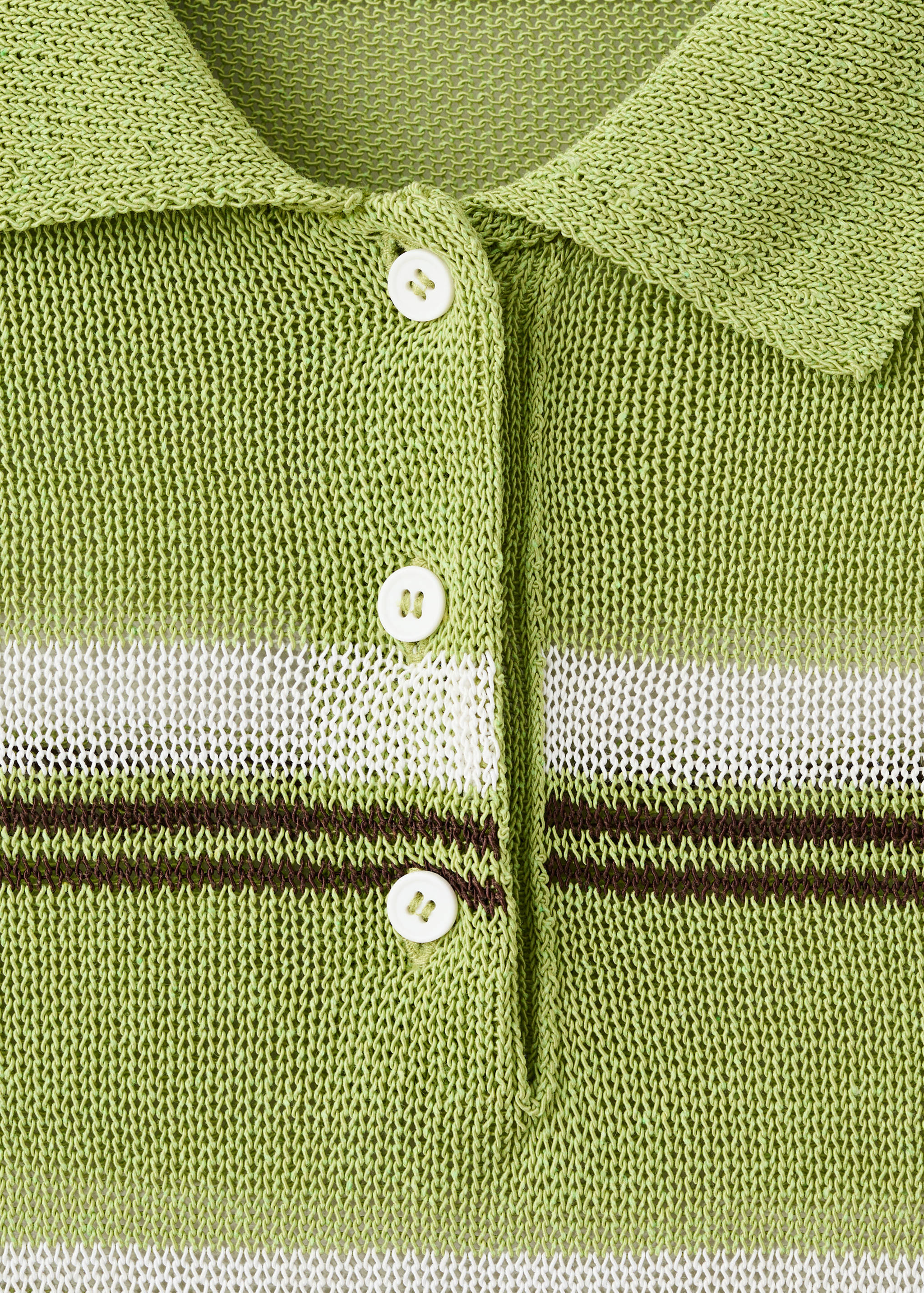 Pull-over maille col polo - Détail de l'article 8