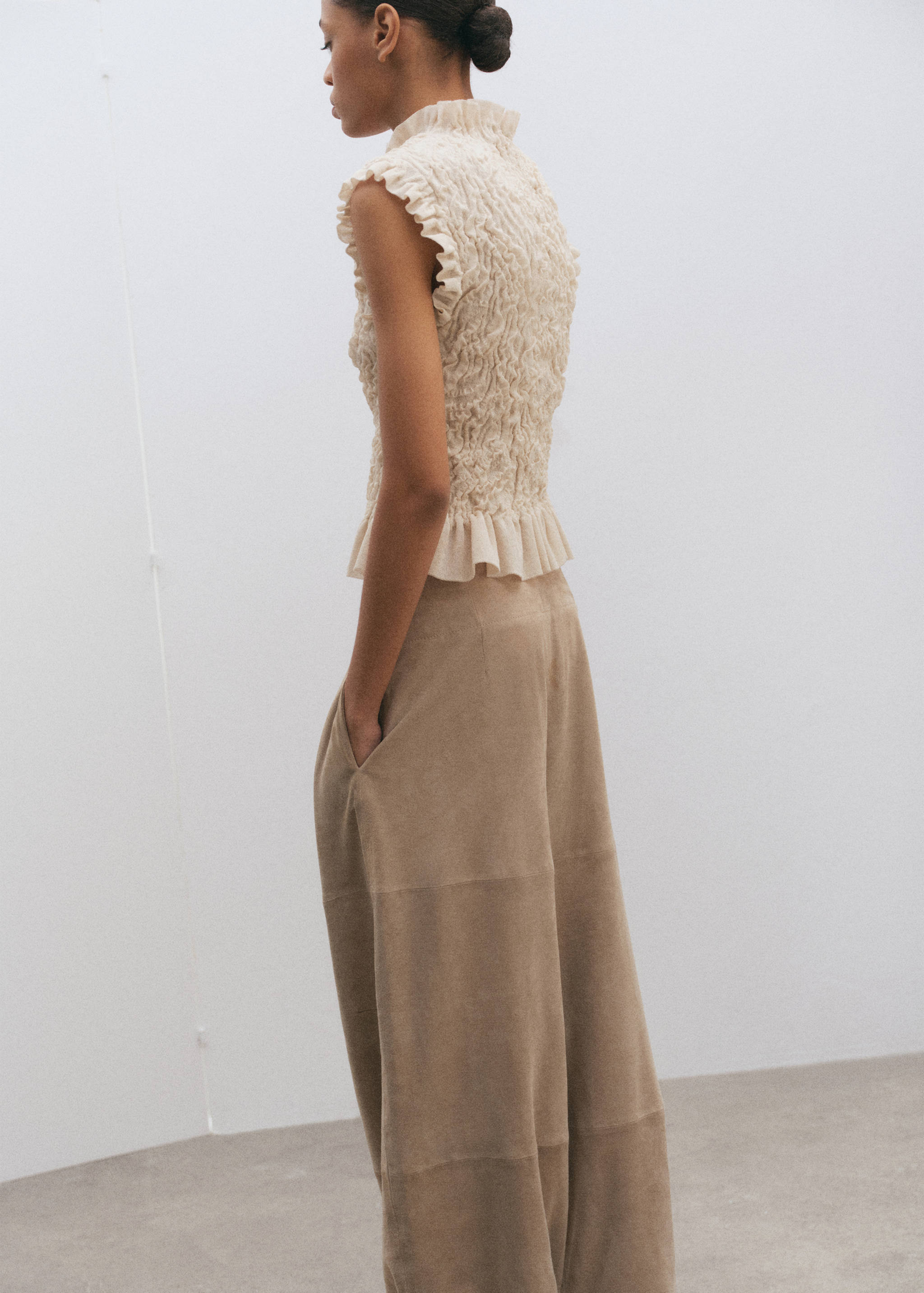 Top texturé maille - Verso de l’article