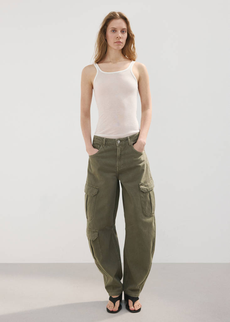 Pocket cargo jeans — Khaki