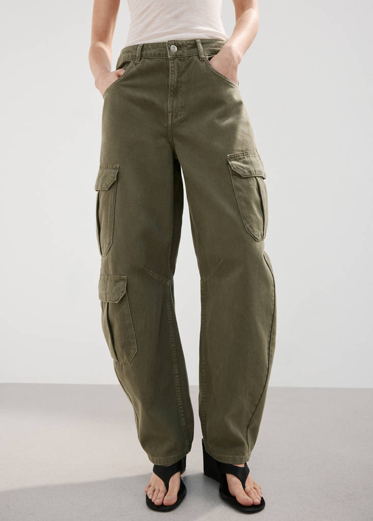 Pocket cargo jeans — Khaki