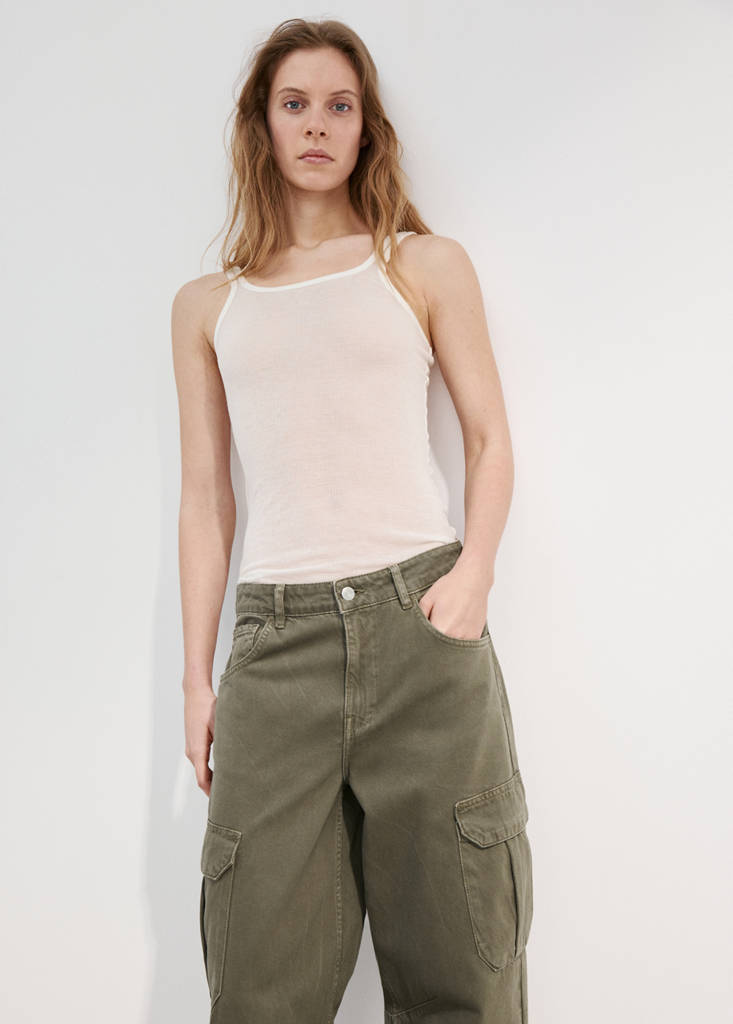 Pocket cargo jeans — Khaki