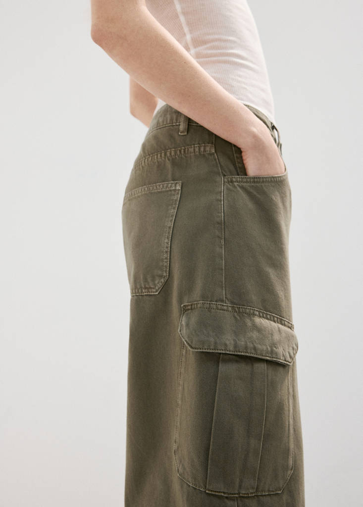 Pocket cargo jeans — Khaki