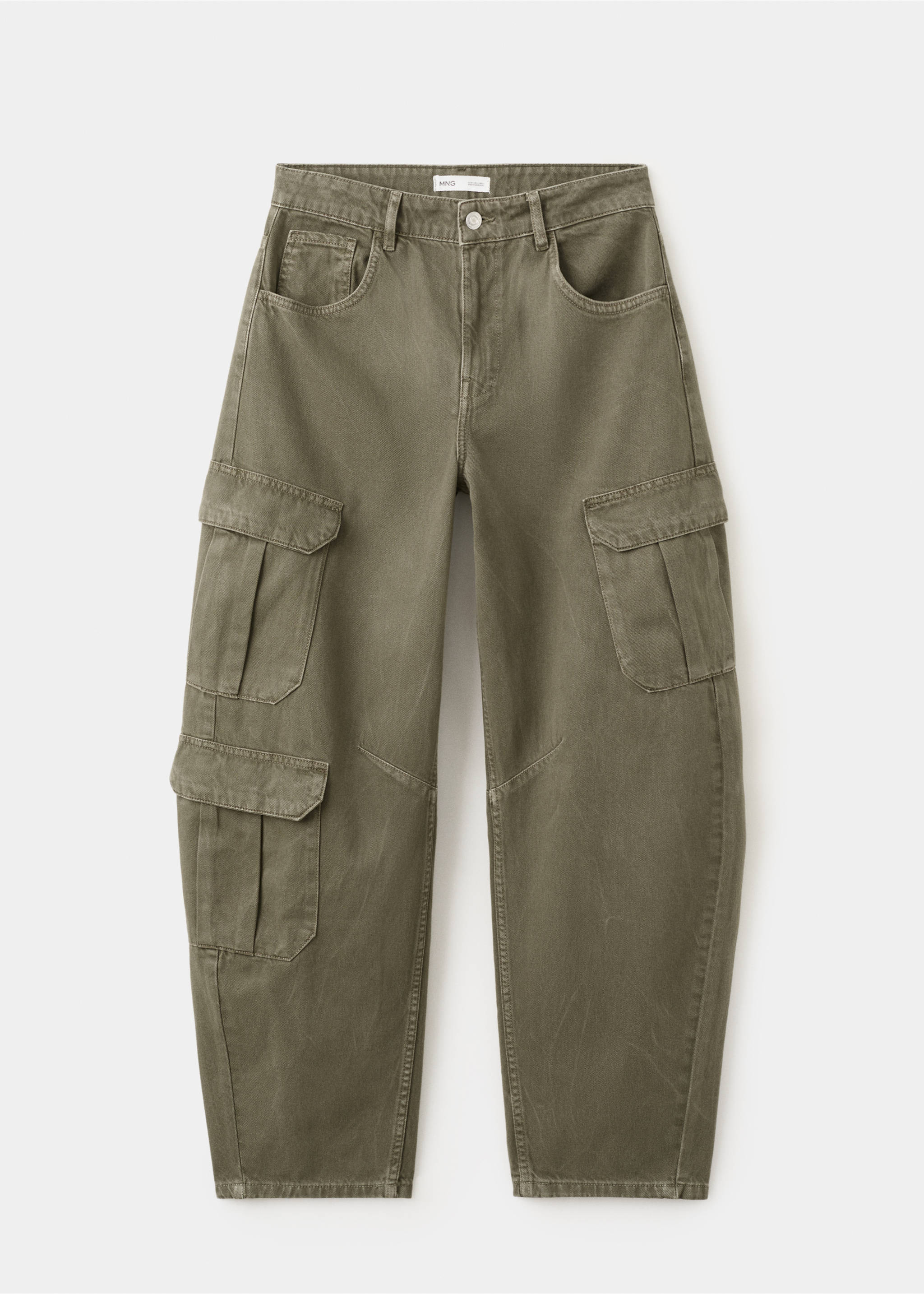 Pocket cargo jeans - Article without model, Khaki. Ref: 27035842-00.
