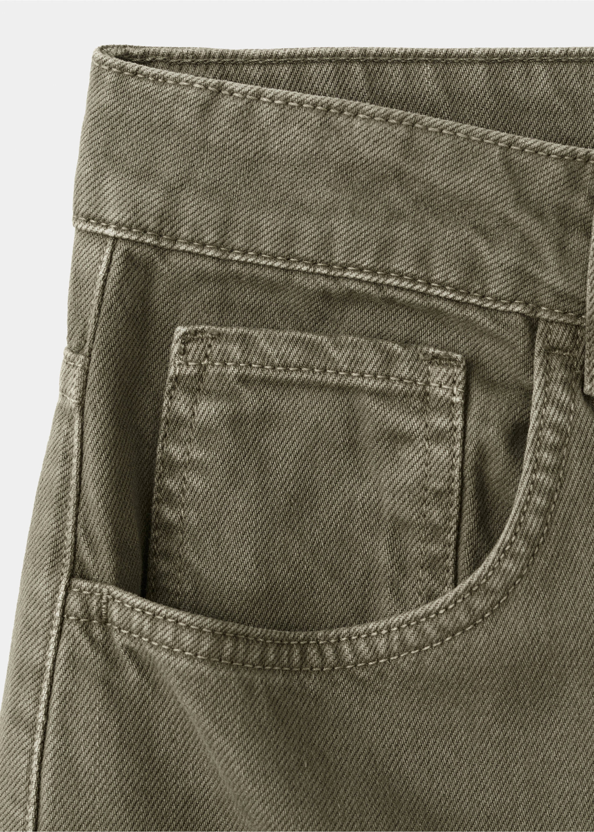 Pocket cargo jeans - Details of the article 0, Khaki. Ref: 27035842-00.