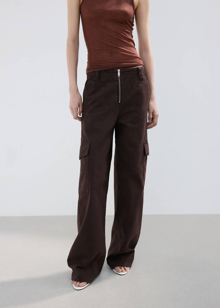 Balloon cargo jeans with pockets