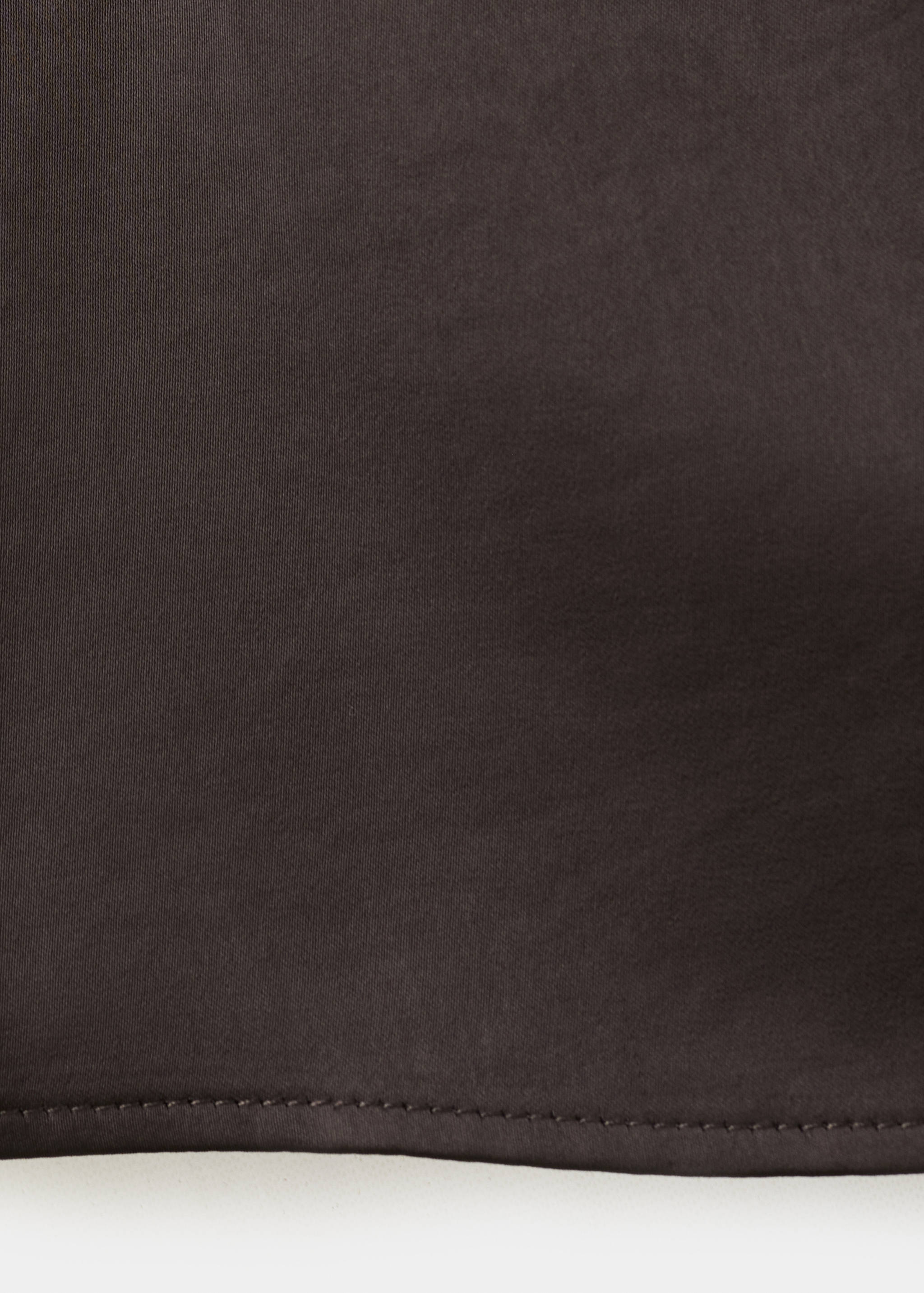 Blusa satinada cuello alto - Detalle del artículo 0