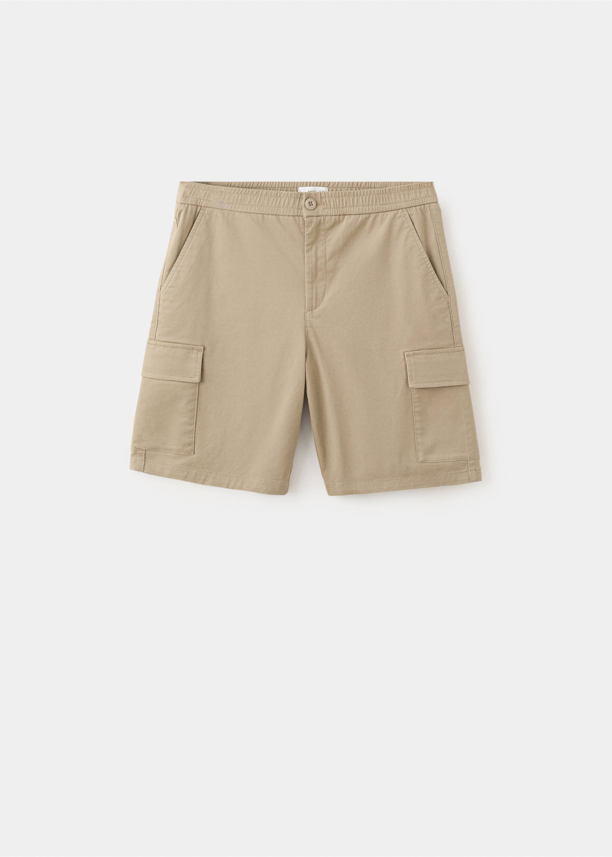 Bermudas algodón cargo - Artículo sin modelo, Arena. Ref: 27035933-00.