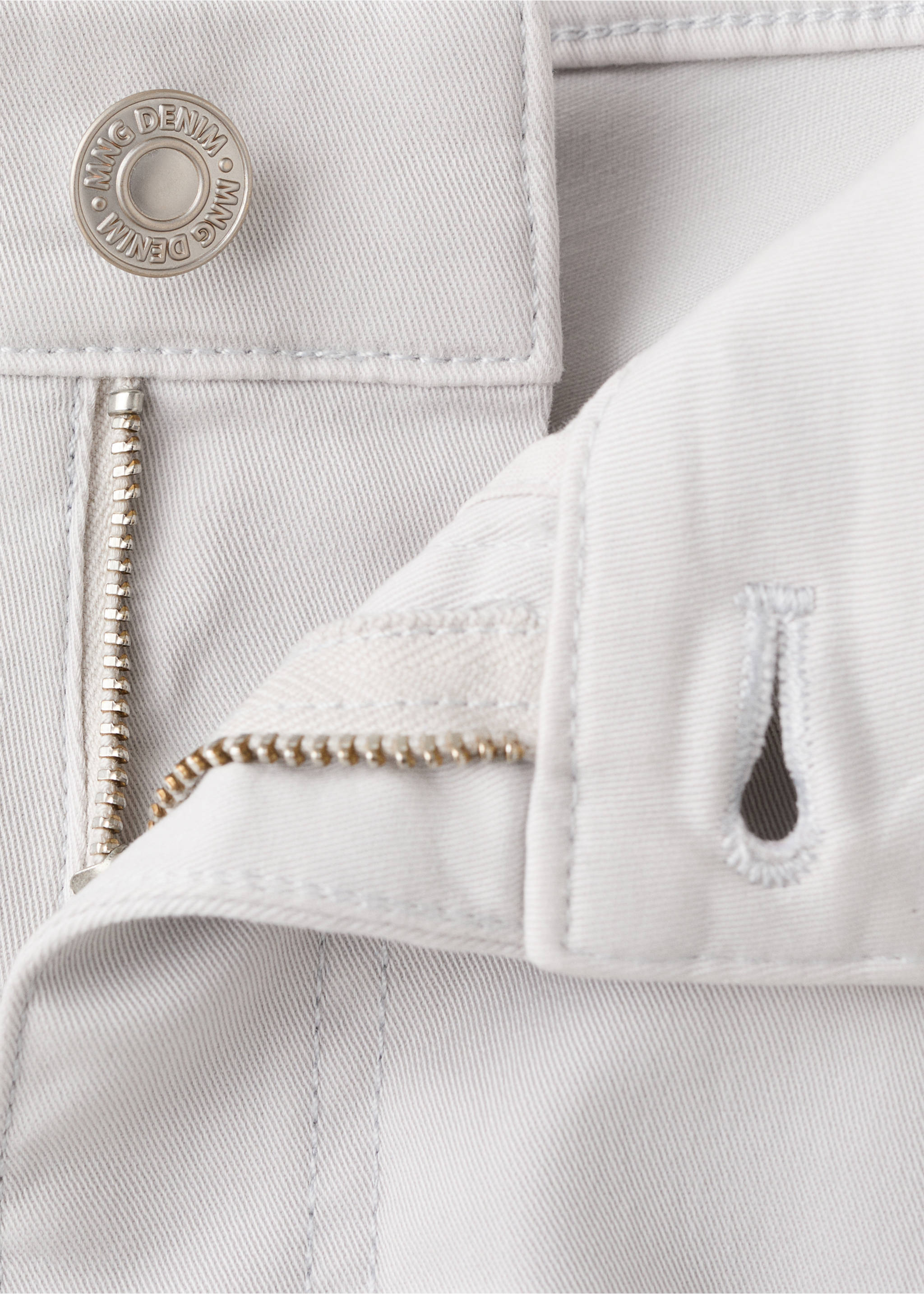 Pantalons regular fit 100% cotó - Detall de l'article 8, Gris gel. Ref: 27035935-00.