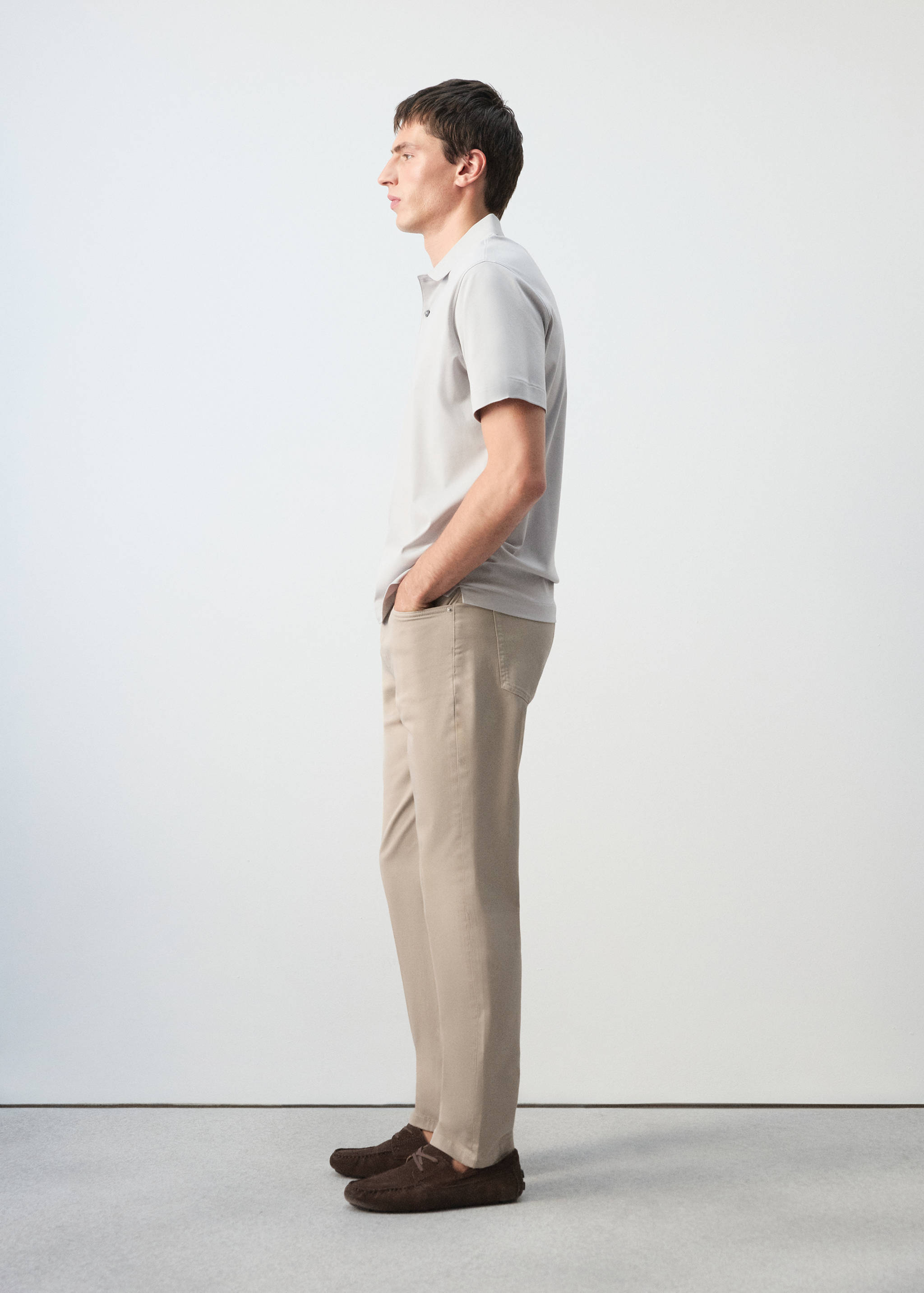 Pantalons regular fit 100% cotó - Detall de l'article 2