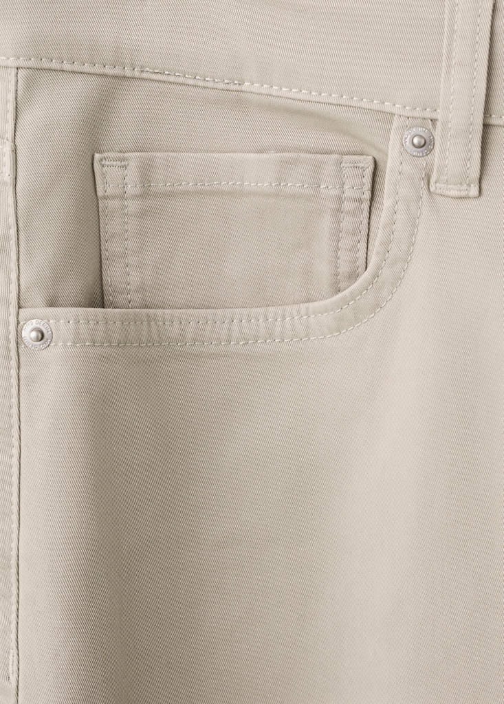 Regular-fit 100% cotton trousers — Beige