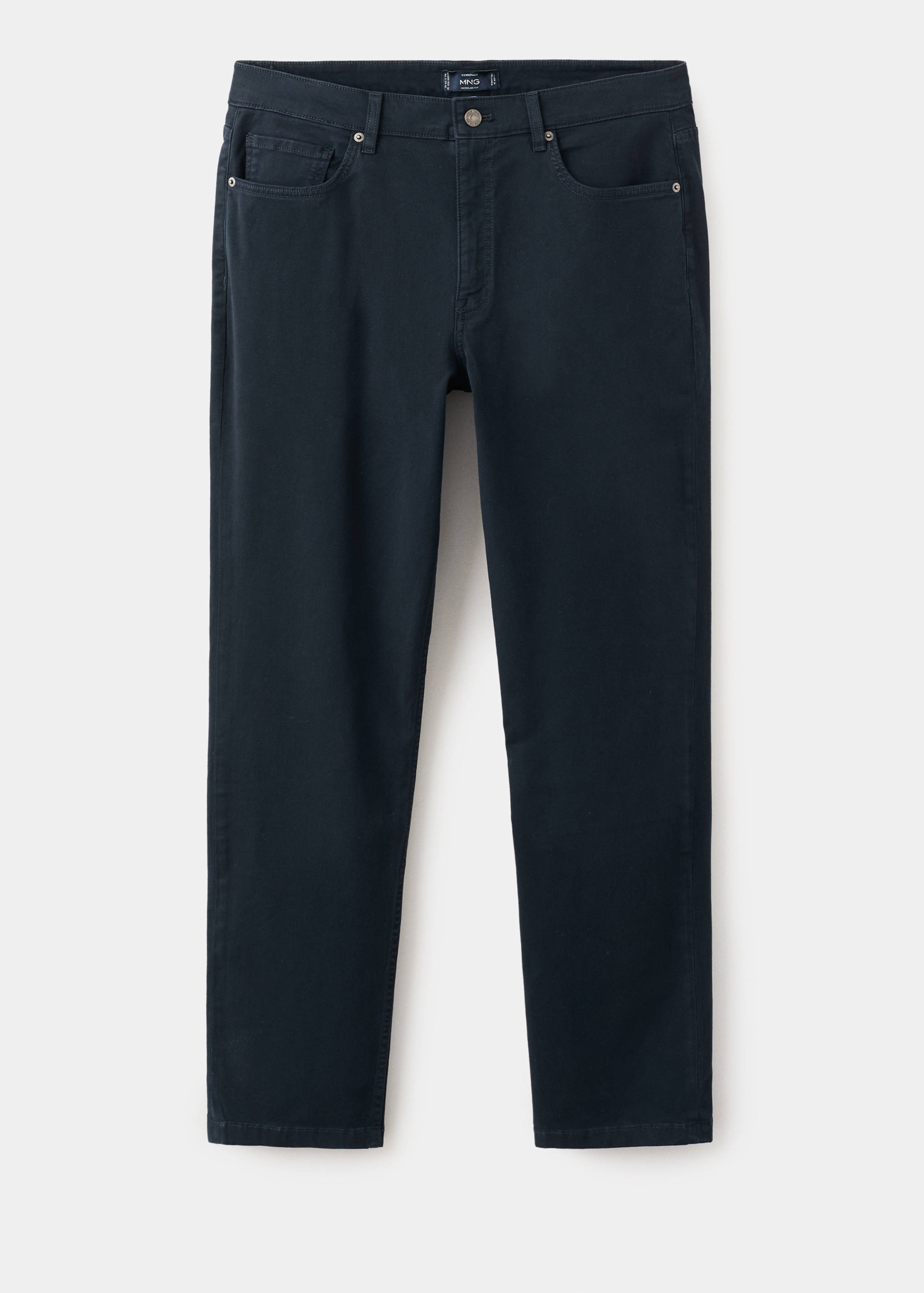 Regular-fit 100% cotton trousers - Article without model