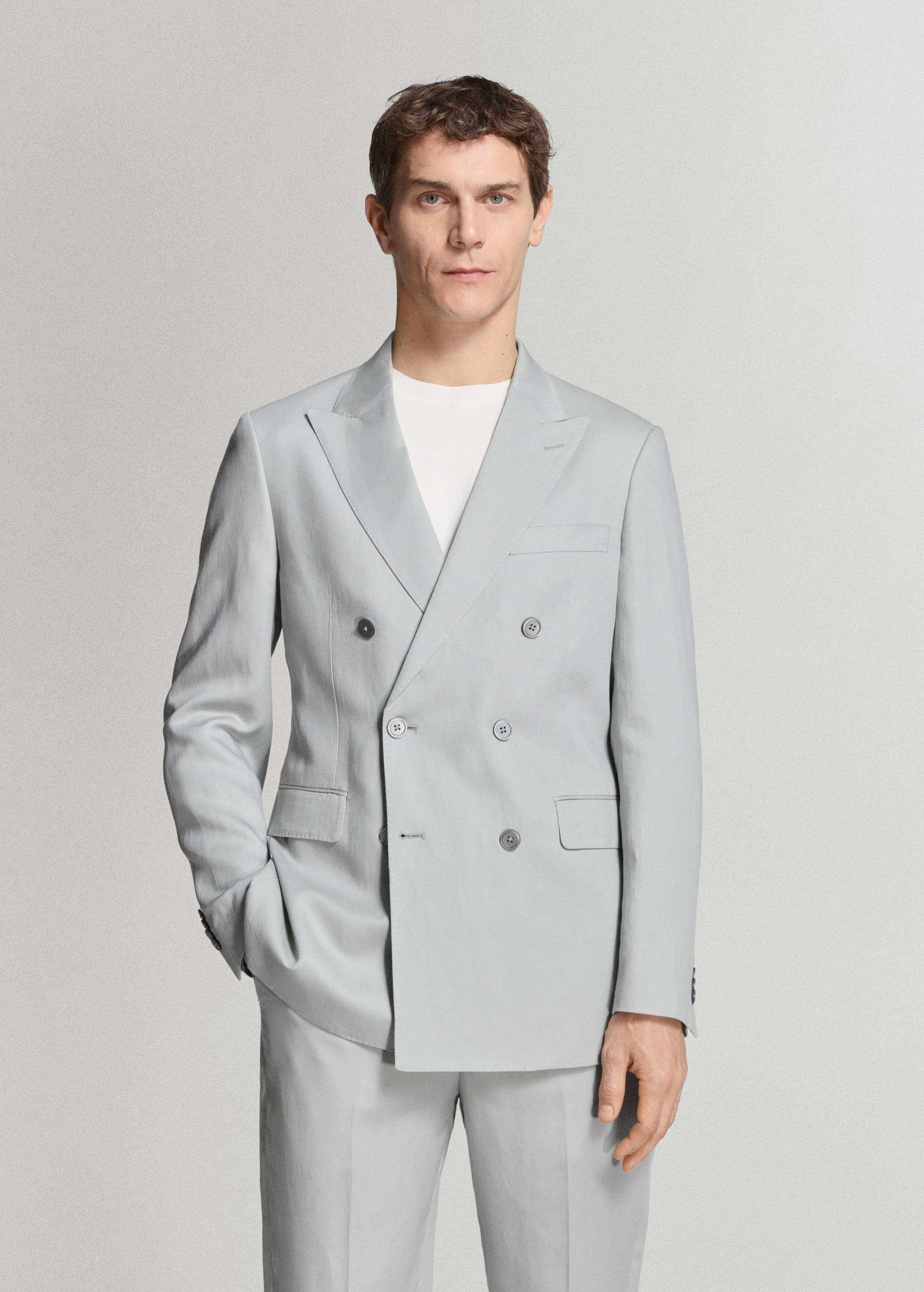 Slim-Fit-Zweireiher Amalfi - Mittlere Ansicht