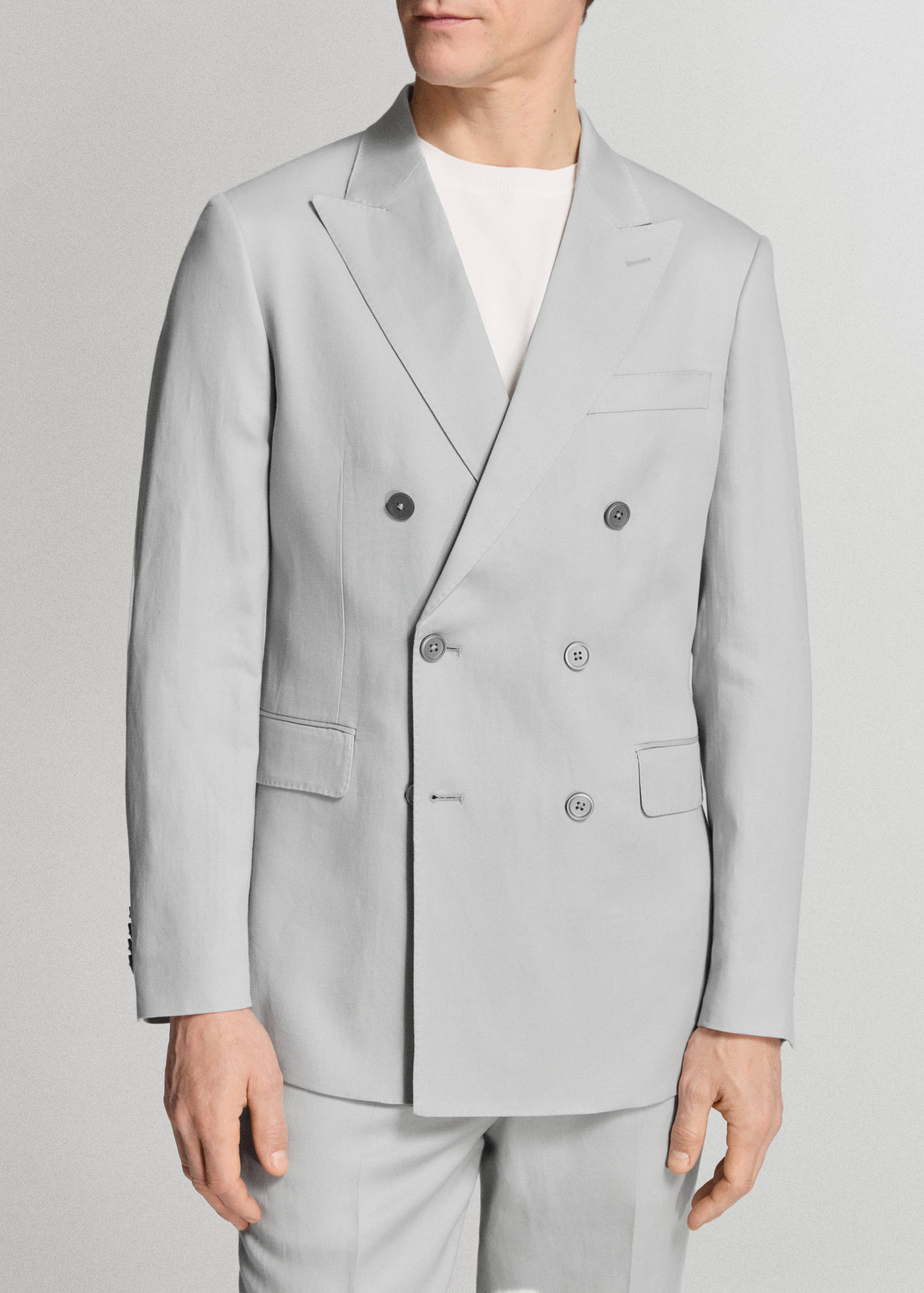 Slim-Fit-Zweireiher Amalfi - Detail des Artikels 3