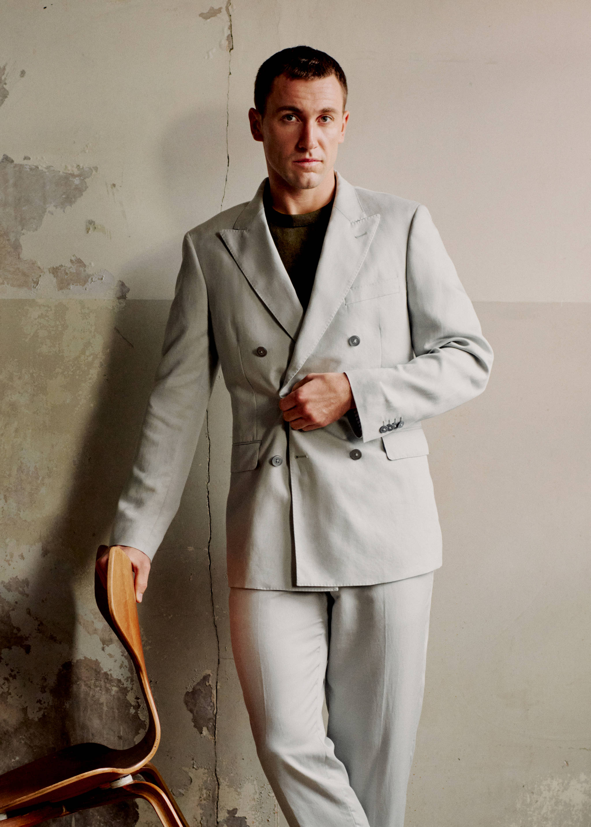 Veste de costume Amalfi slim fit croisée - Détail de l'article 9