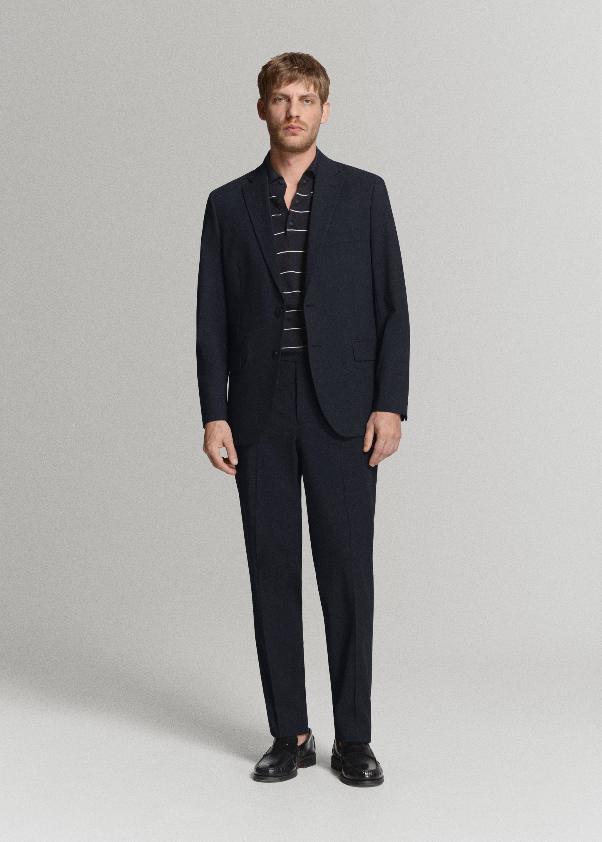 London regular-fit suit jacket - General plane