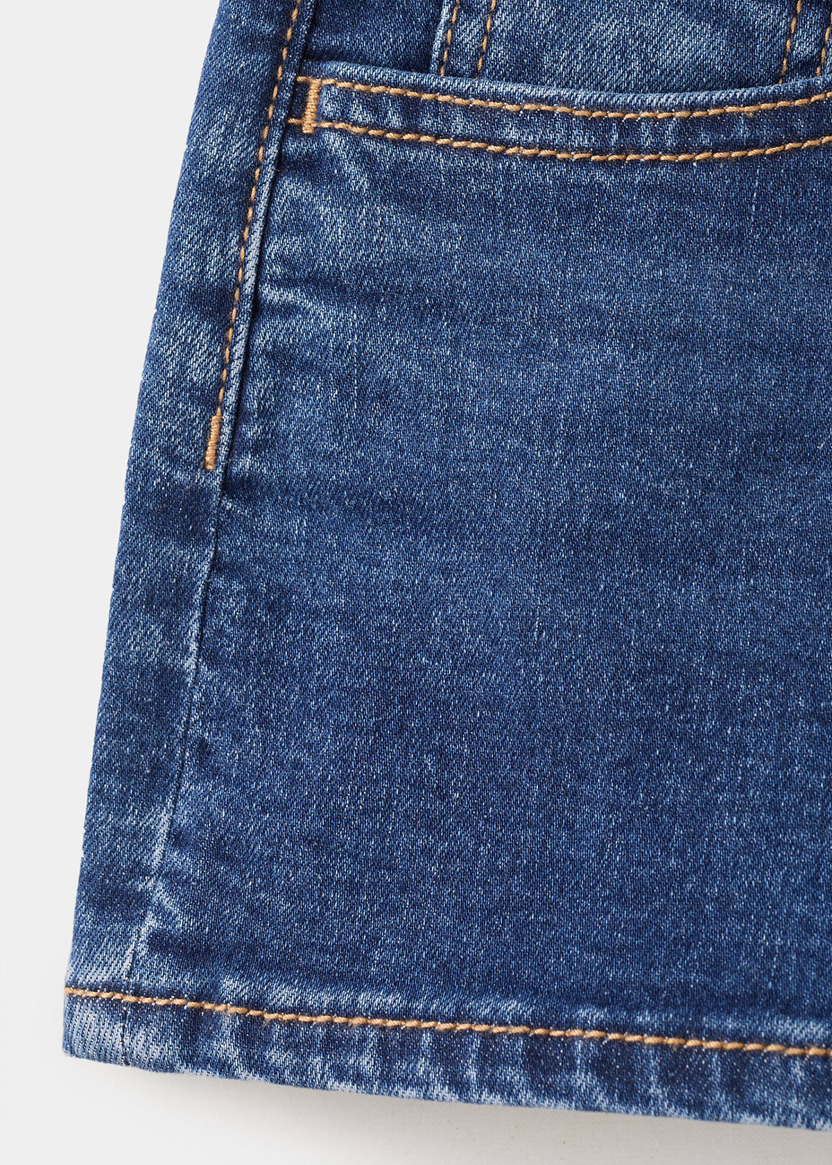 Low-waist mini shorts — Dark Blue