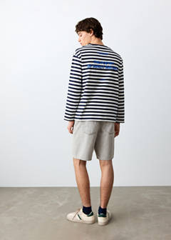 Denim Bermuda shorts — Denim Grey 6
