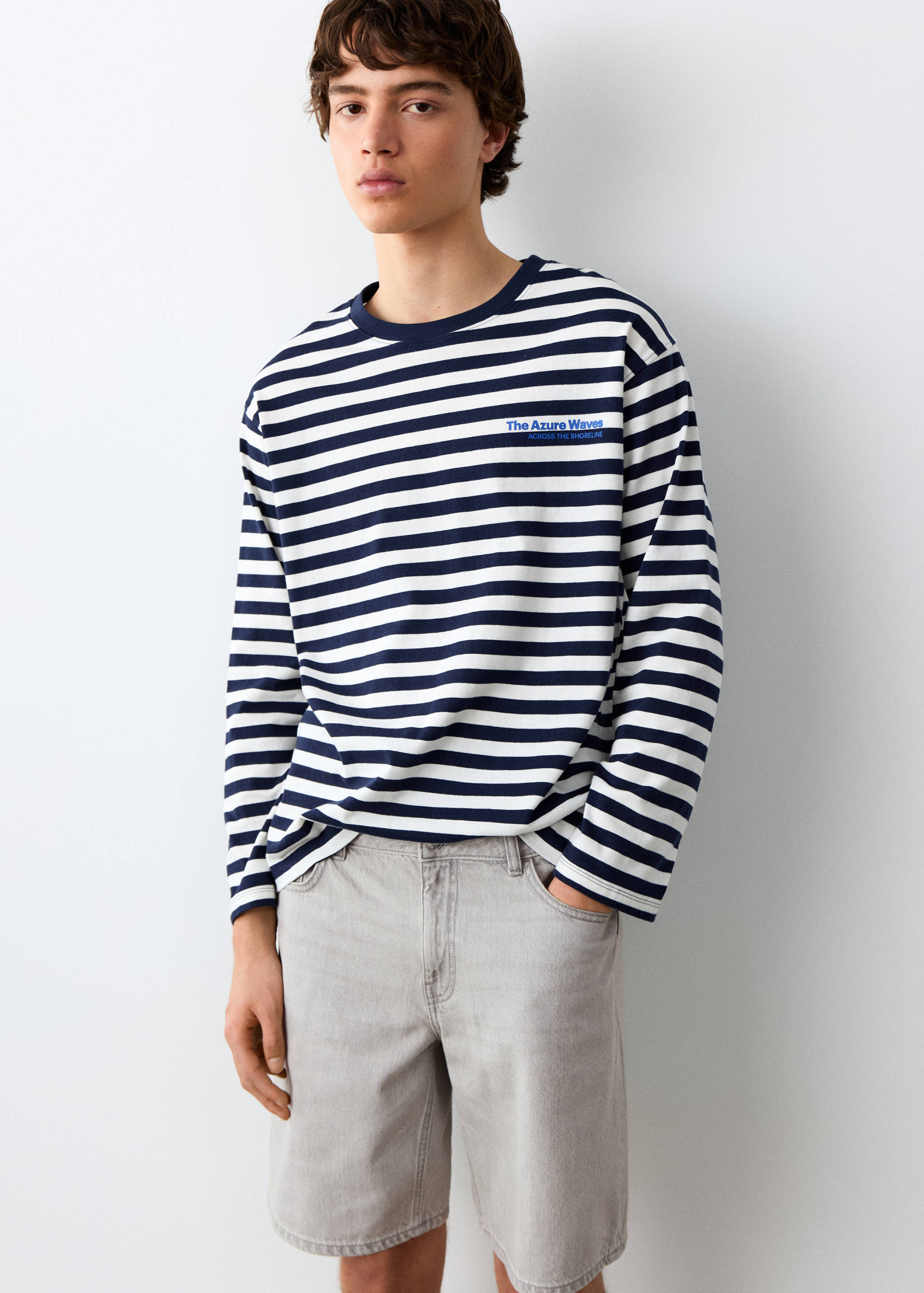 Denim Bermuda shorts - Details of the article 1