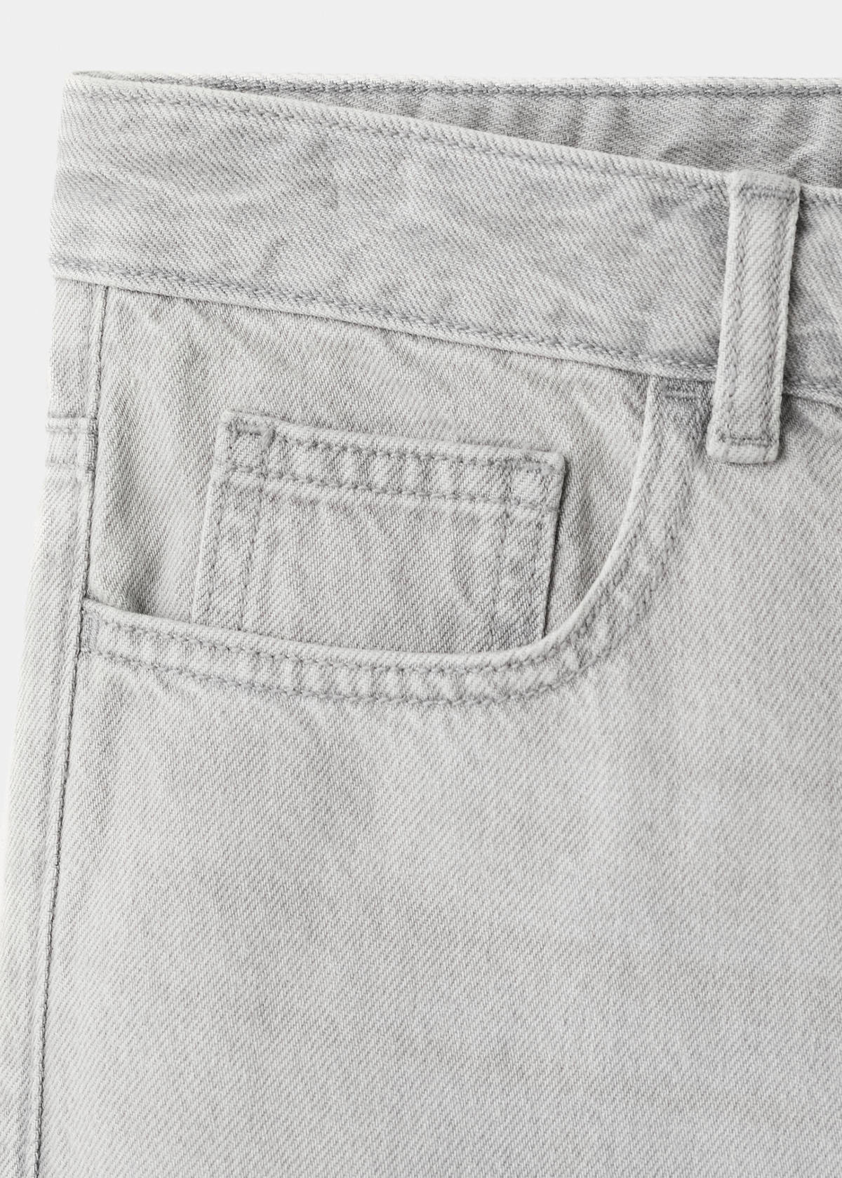 Denim Bermuda shorts — Denim Grey