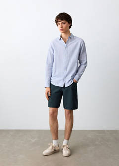 Denim Bermuda shorts — Dark Navy 2